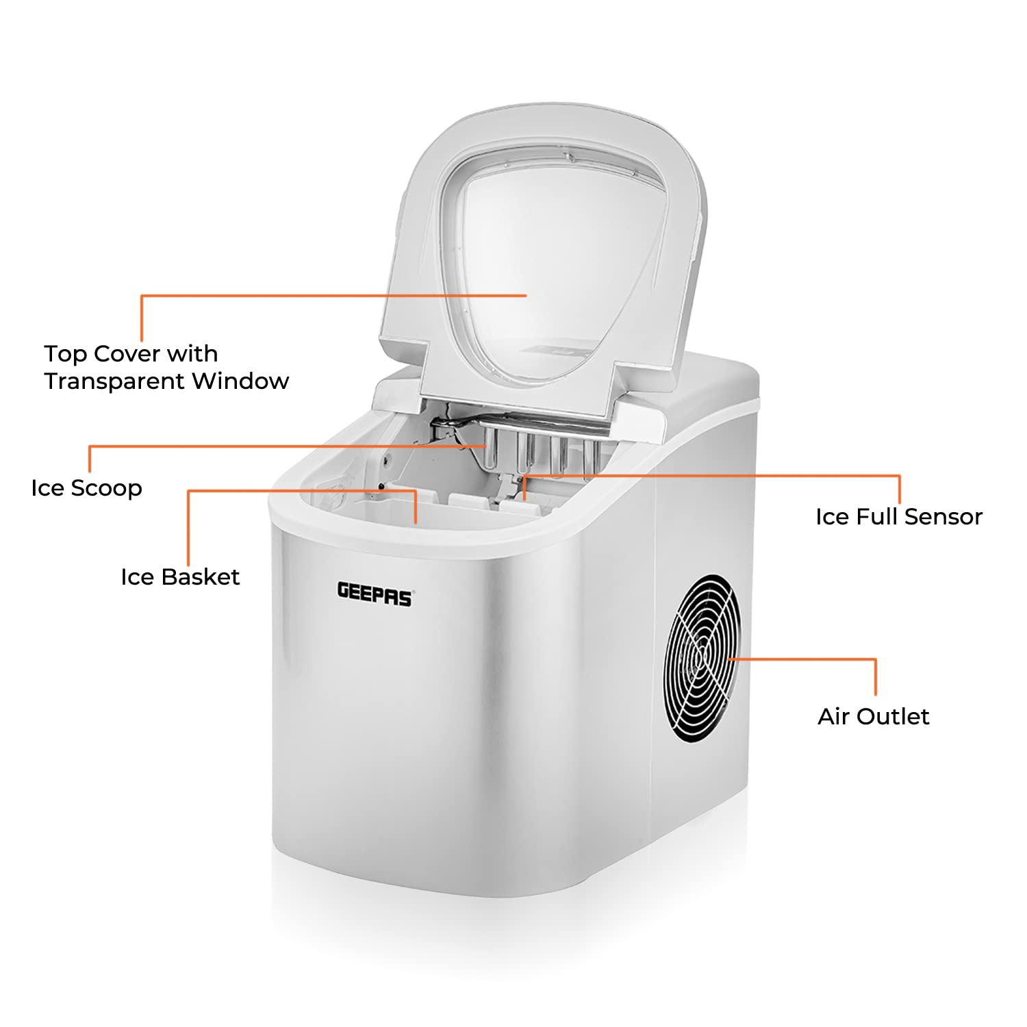  Geepas ice maker 63015