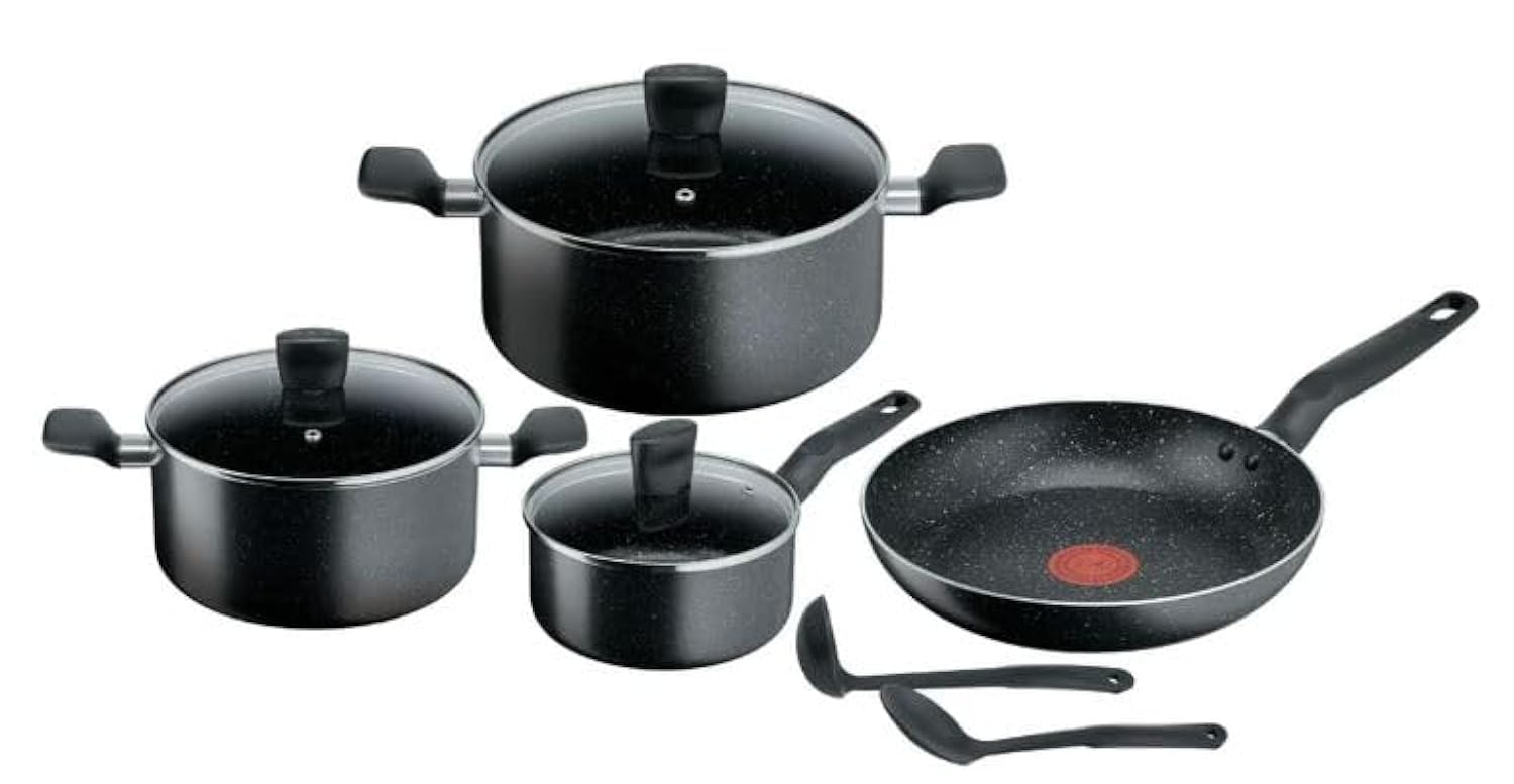  Tefal dark stone cookware b491s985