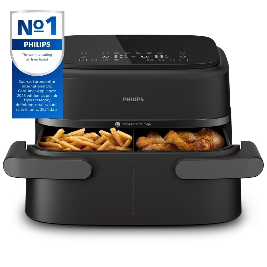  Philips dual basket air fryer na150