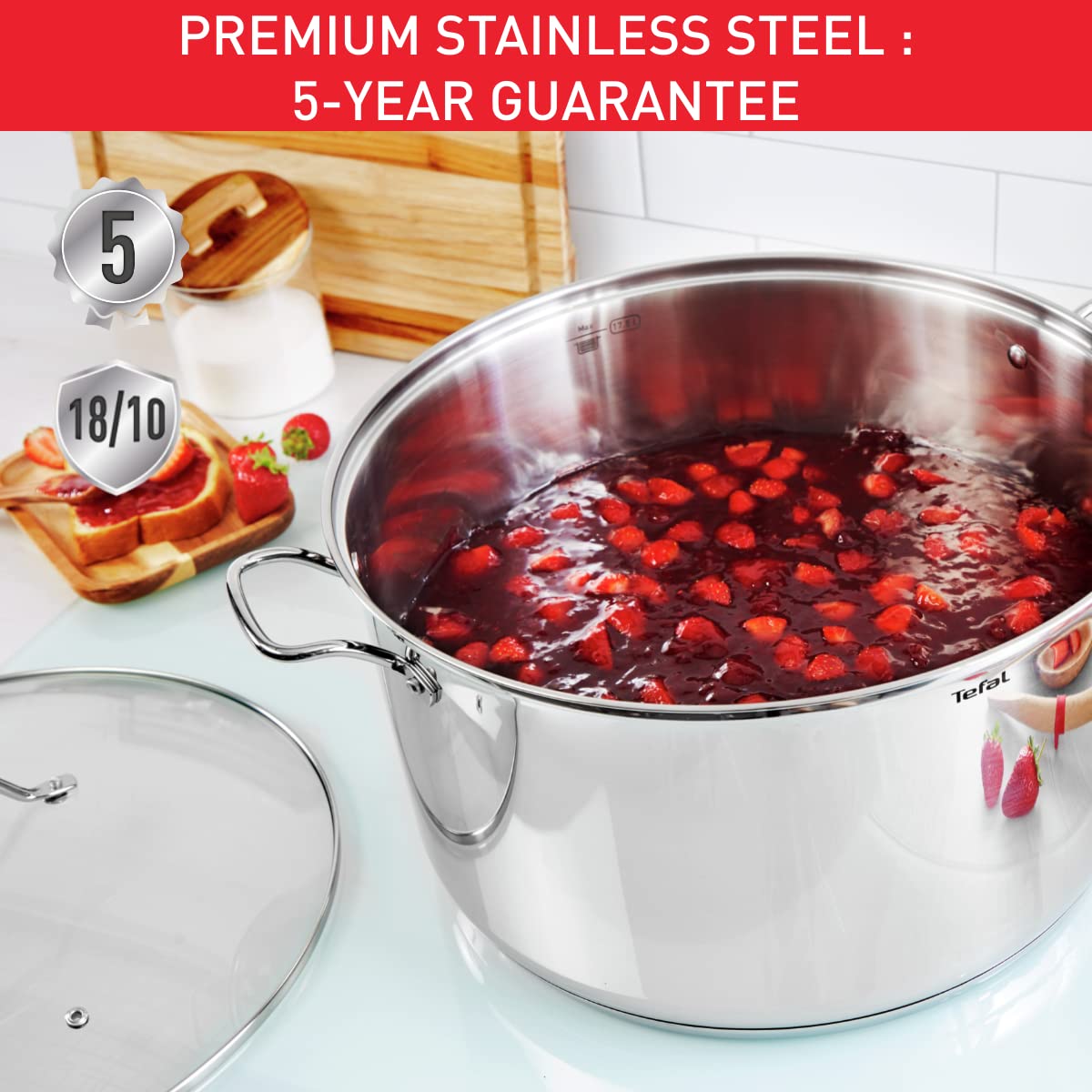  Tefal intuition steel cooking