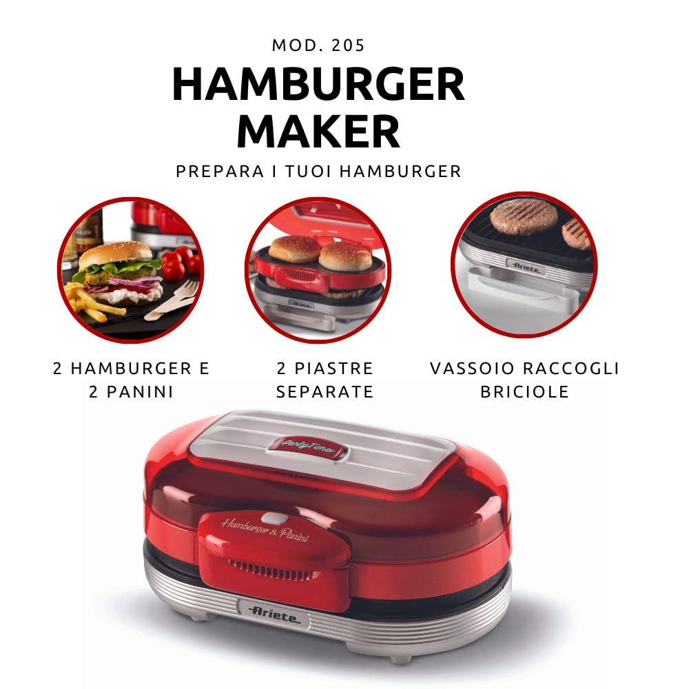 Ariete burger and panini maker 205