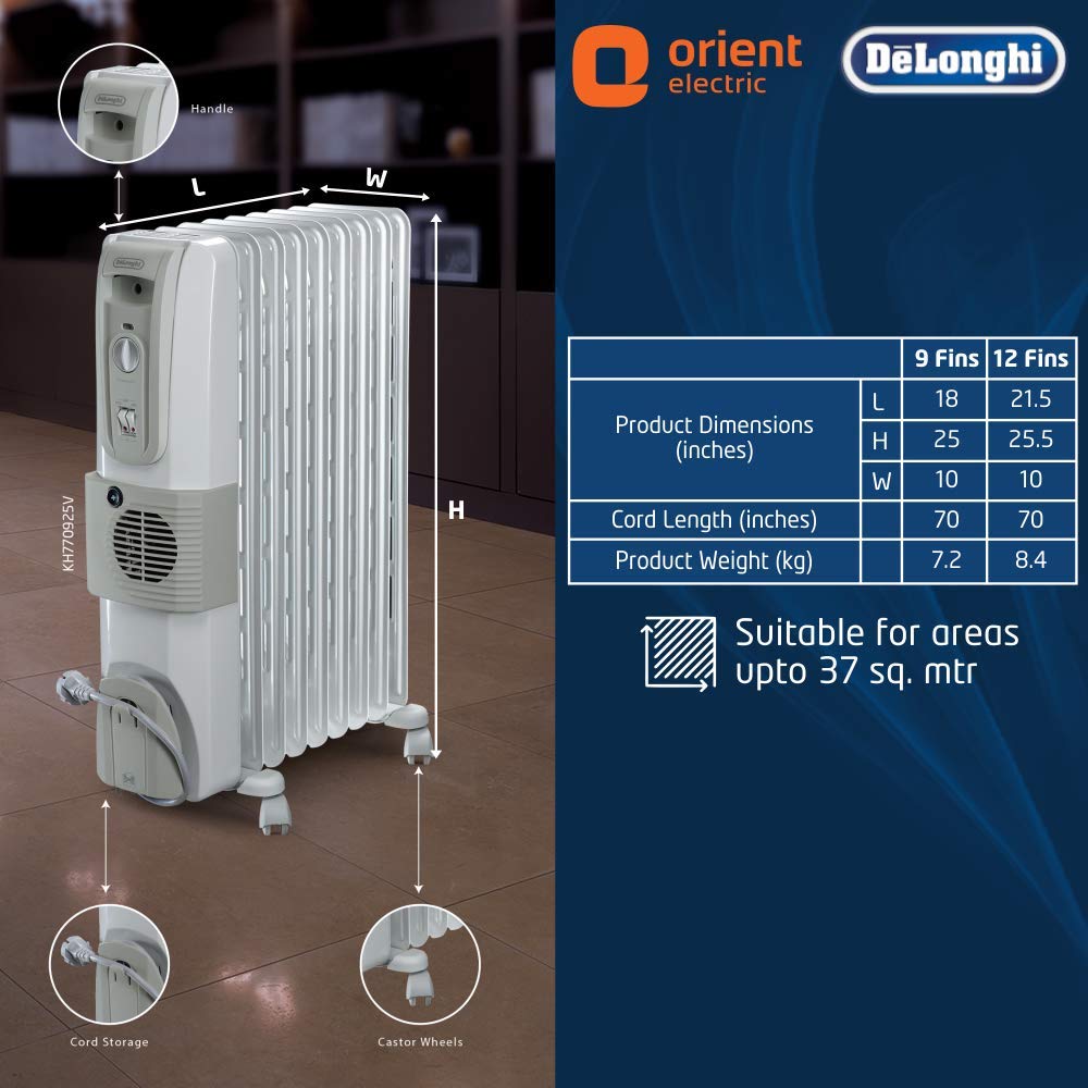  Delonghi kh770925 fan radiator