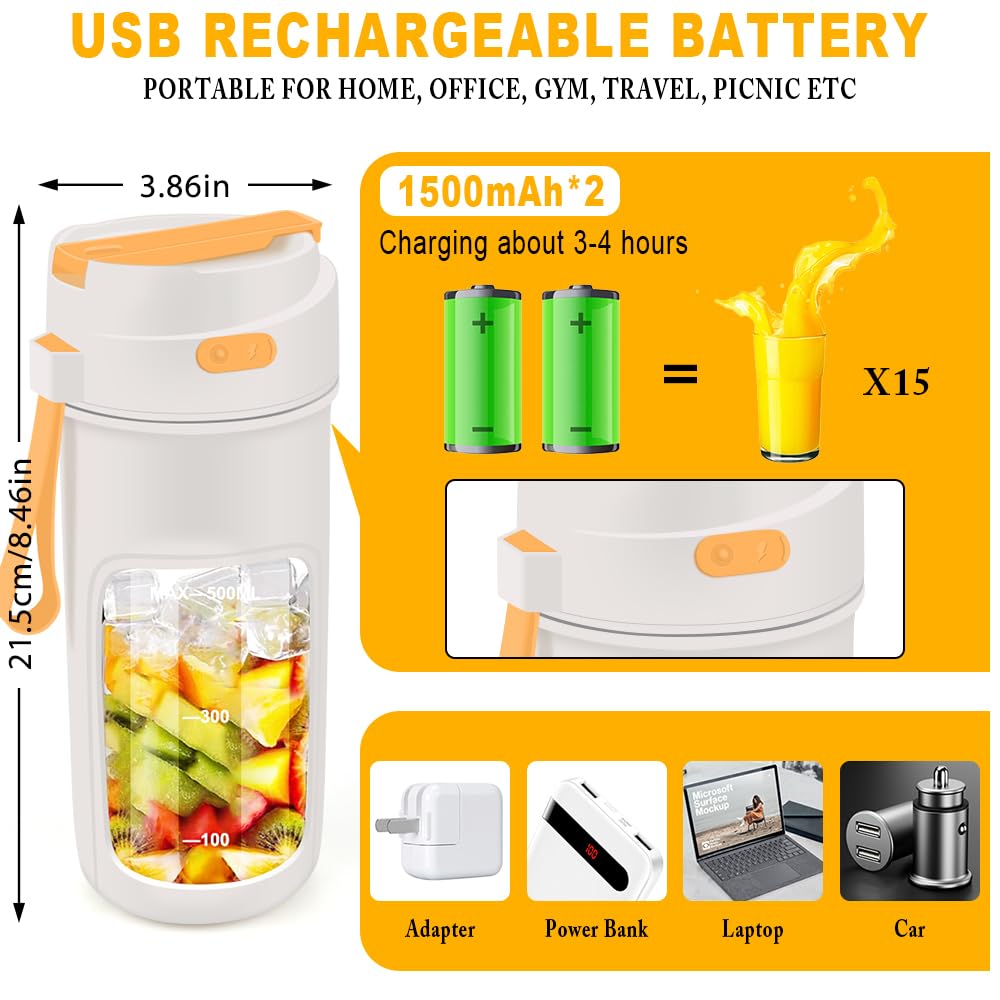 Geepas portable blender gsb44073n