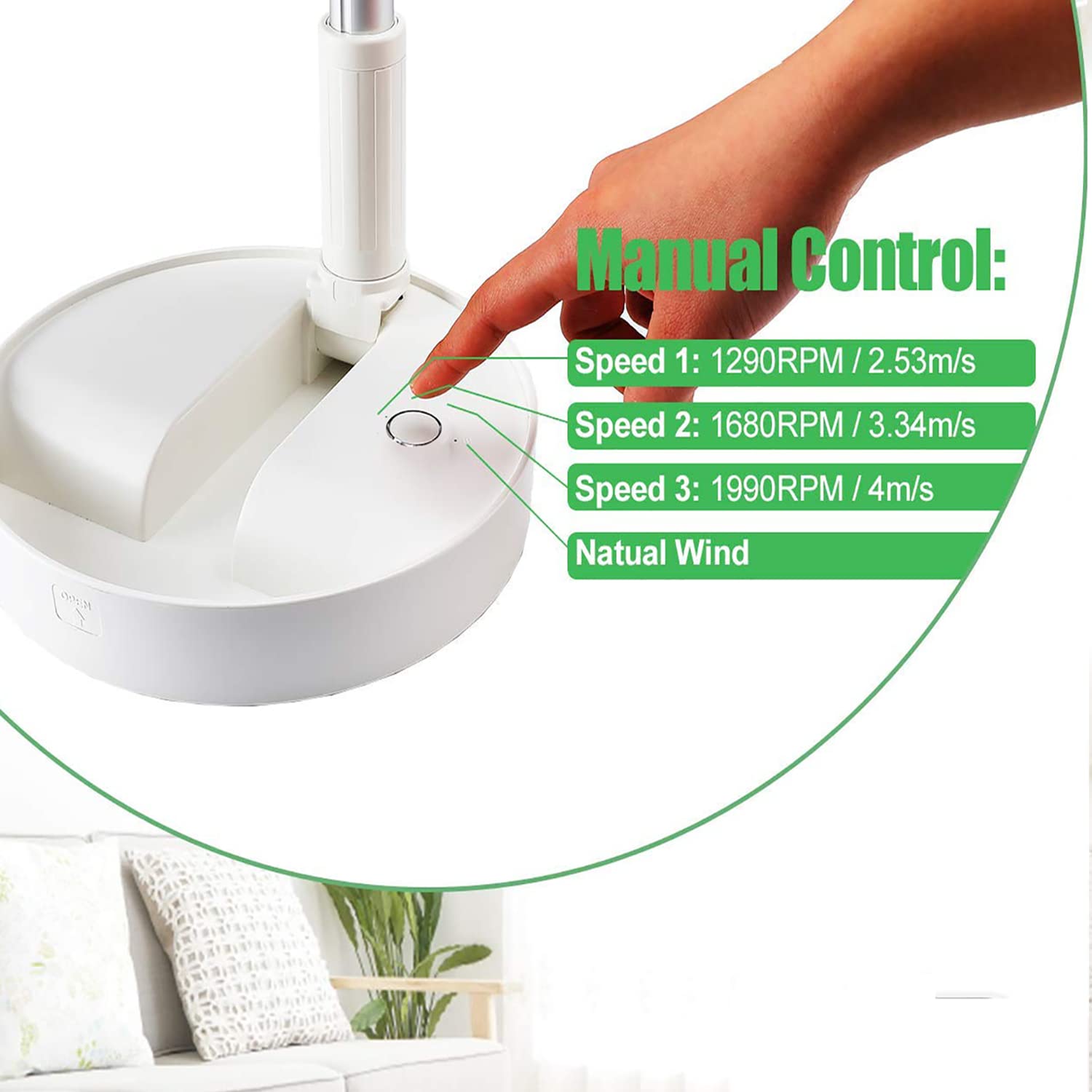  Calus rechargeable fan01