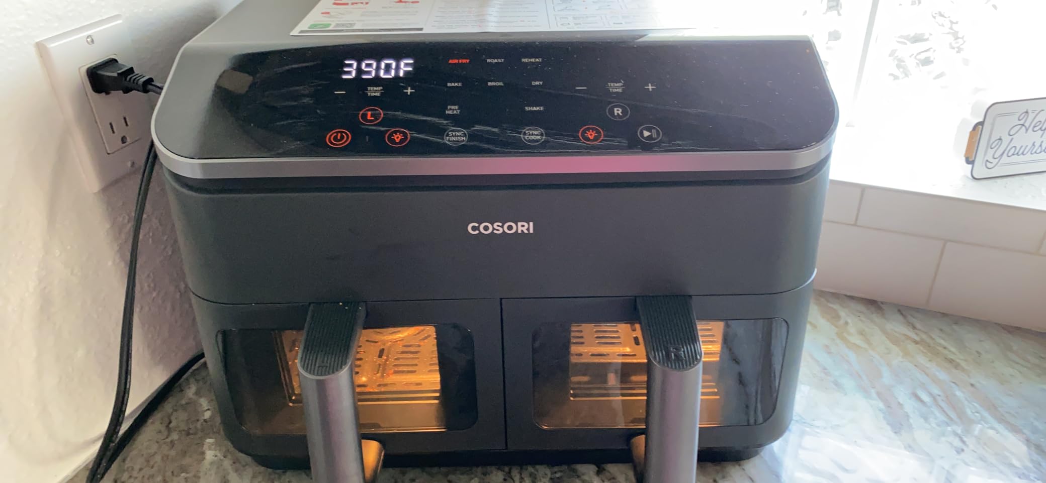  Cosori dual air fryer caf r901