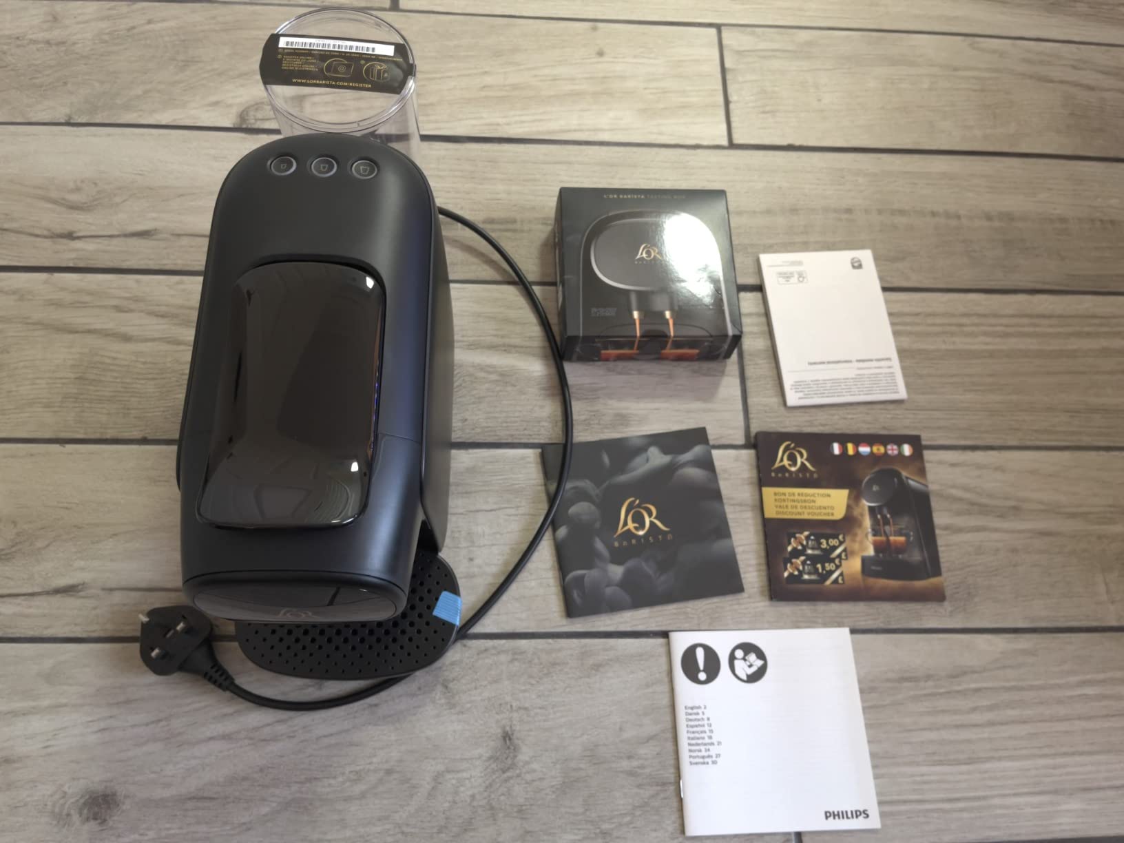  Philips lor barista capsule coffee maker lm9012
