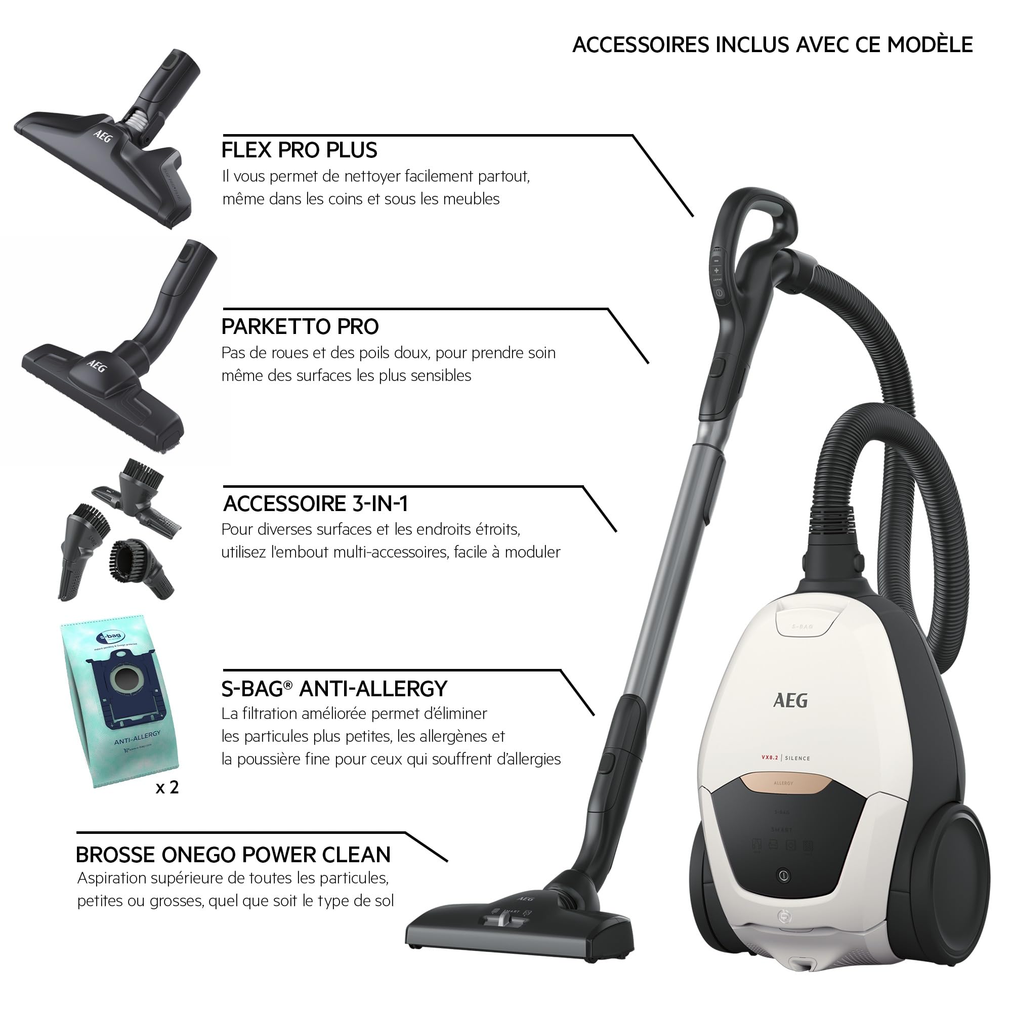  AEG vacuum cleaner vx82-1-alr