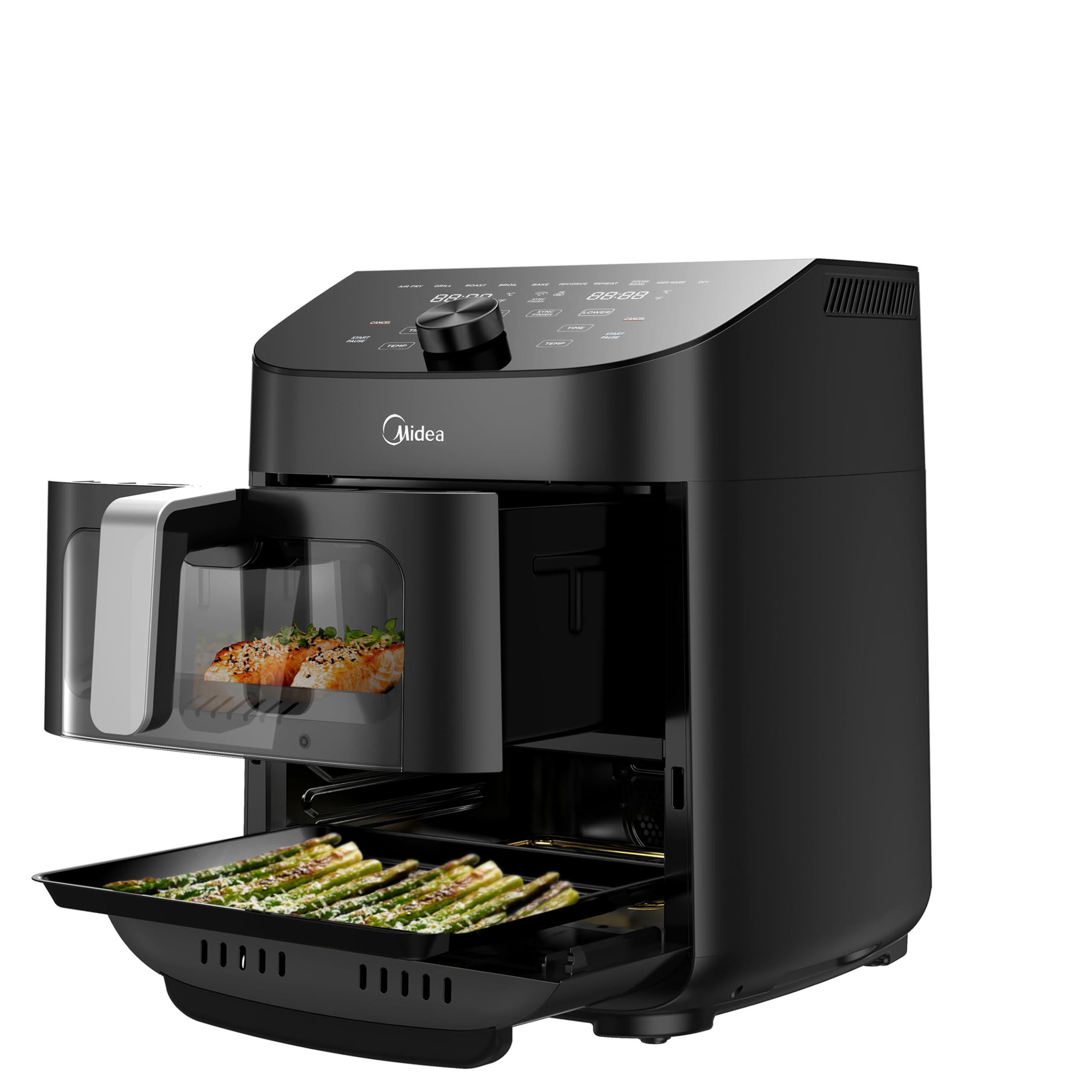  Midea smart air fryer 2 cooking zone mad 110d2apk