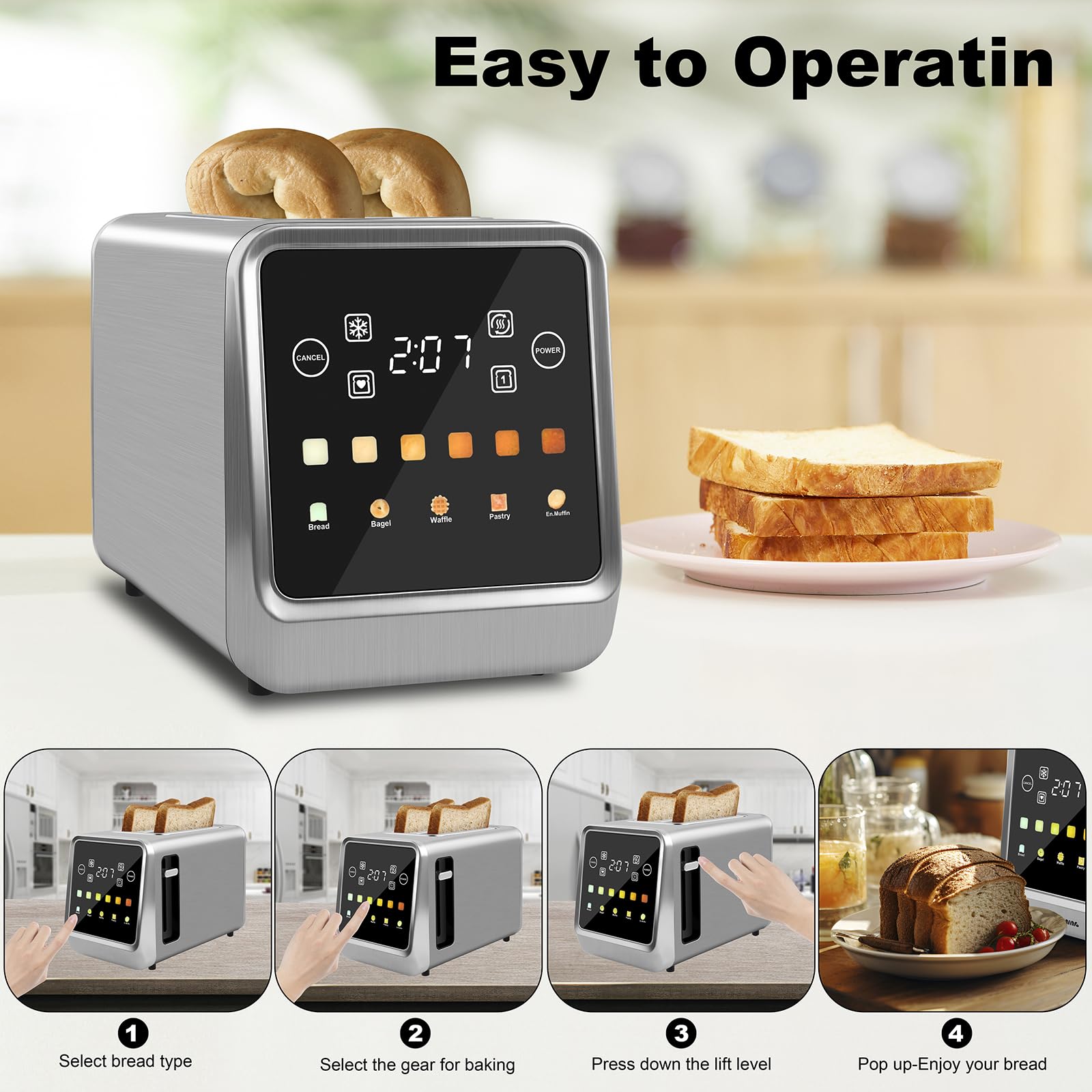  Nutricook toastie digital toaster ts201