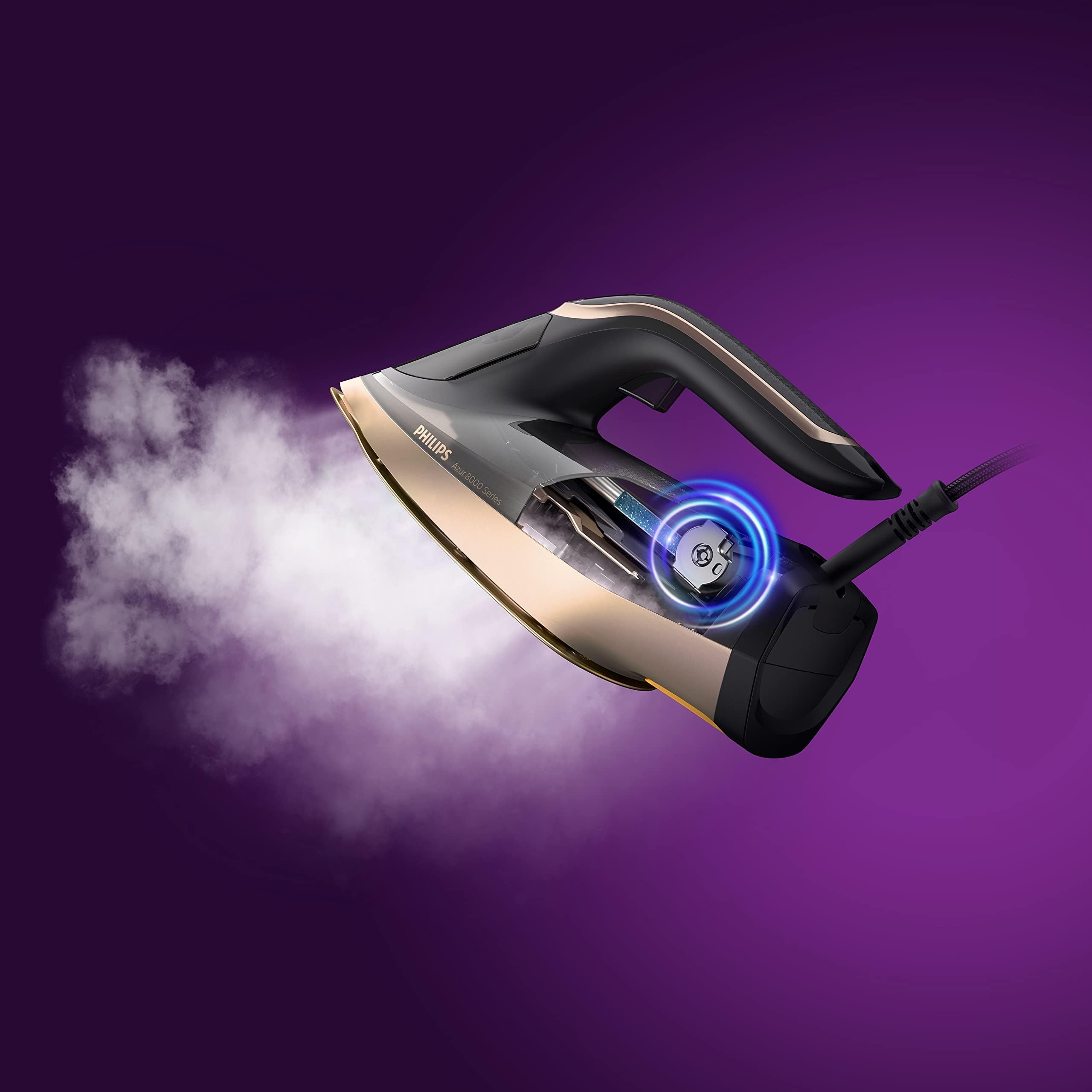  خرید اتو بخار هوشمند فیلیپس مدل dst8041 با سیستم optimal temp و توان ۳۰۰۰ وات