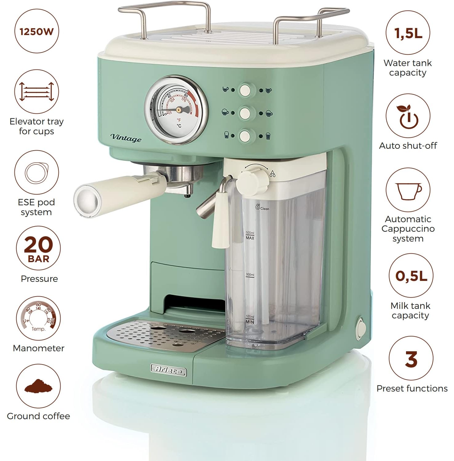  Ariete vintage art1383 espresso maker