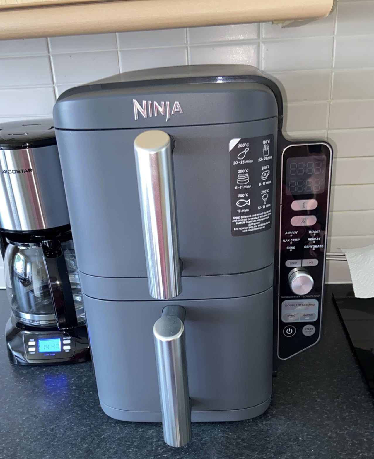  Ninja double stack air fryer sl40puk سرخ کن دوقلو نینجا مدل sl400