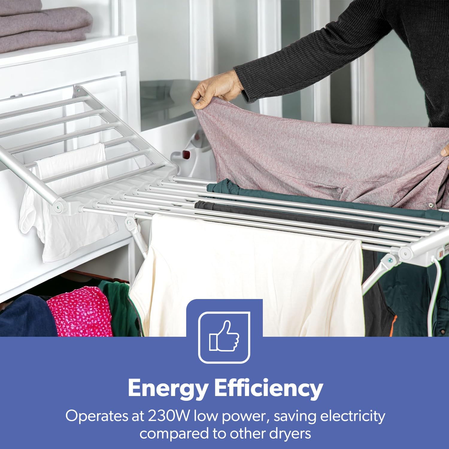 Geepas electric clothes dryer gdr63059