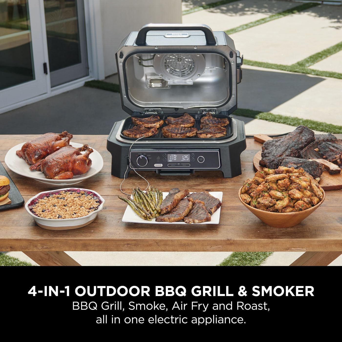 Ninja wood fire pro XL BBQ grill air fryer og850