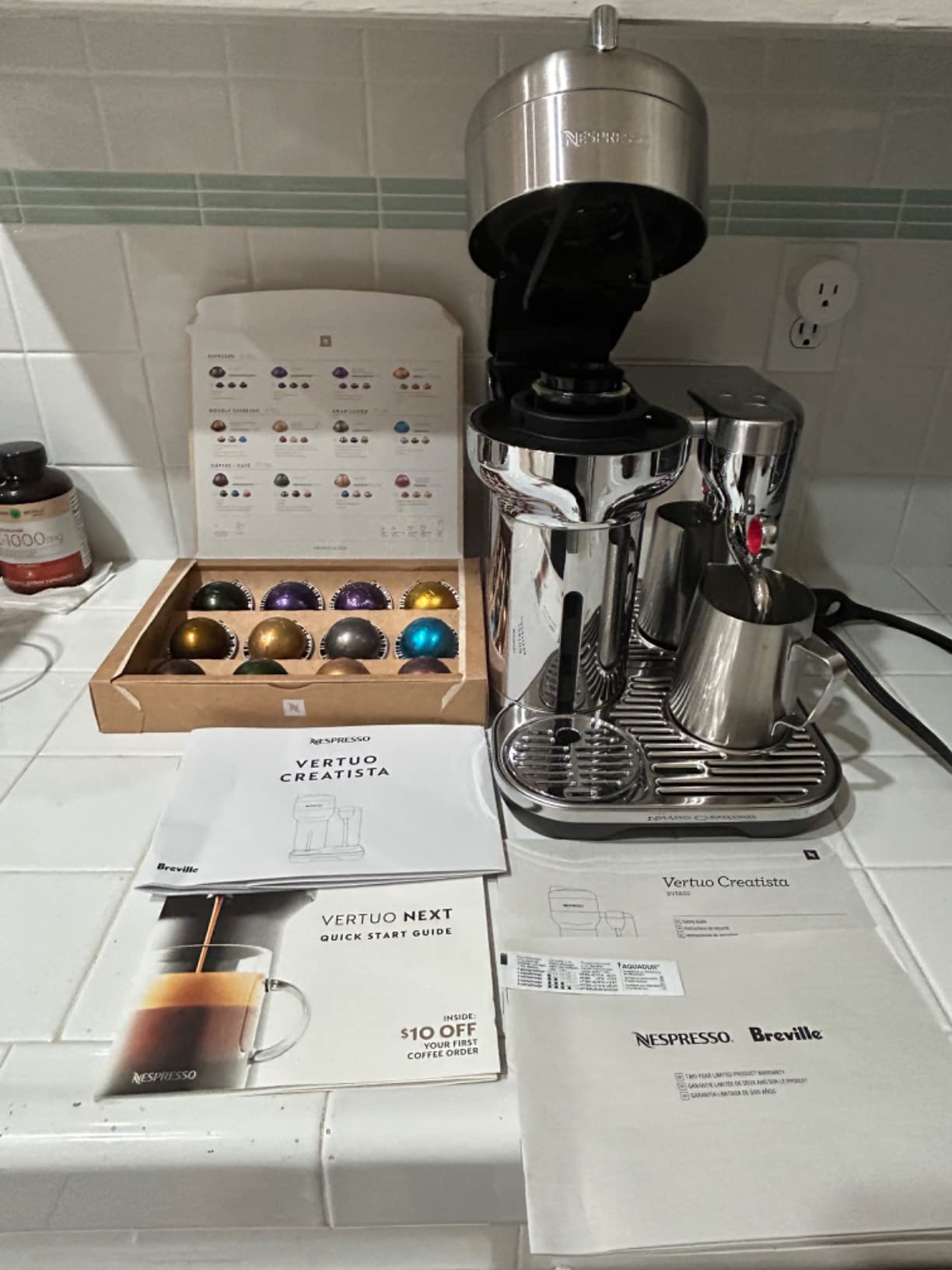  Nespresso breville vertuo creatista