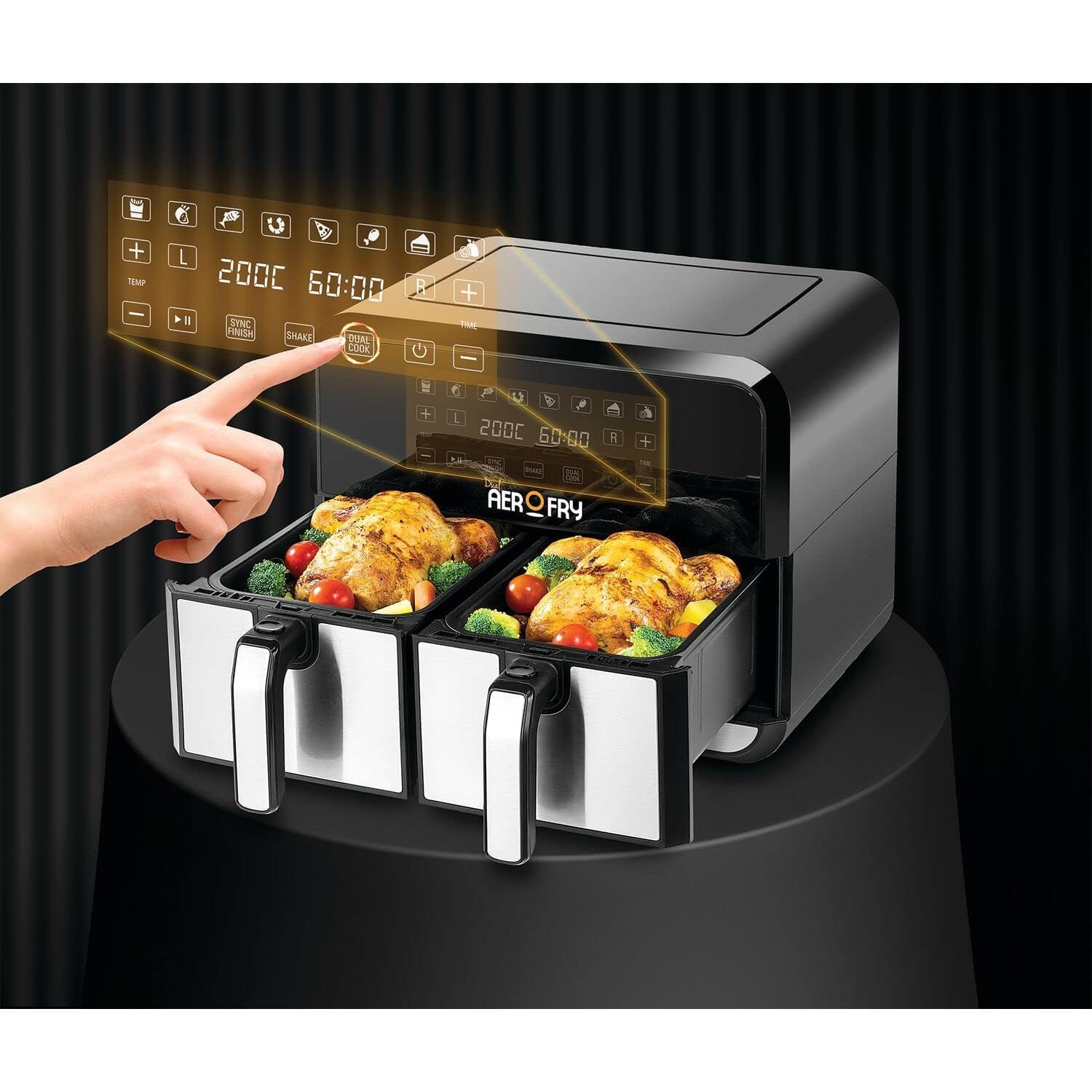  Black+decker dual air fryer dzaf1700