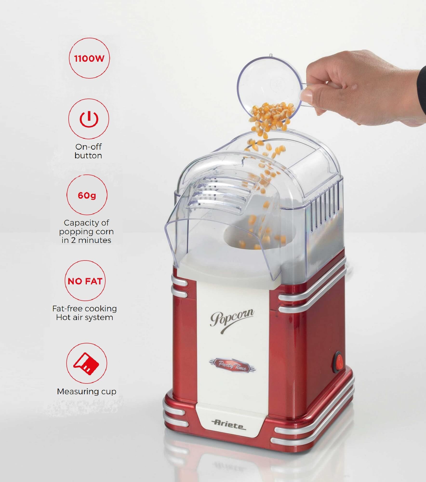  Ariete popcorn maker 2954