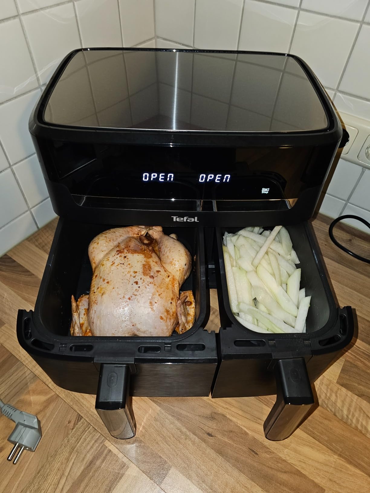  Tefal ey942 dual air fryer