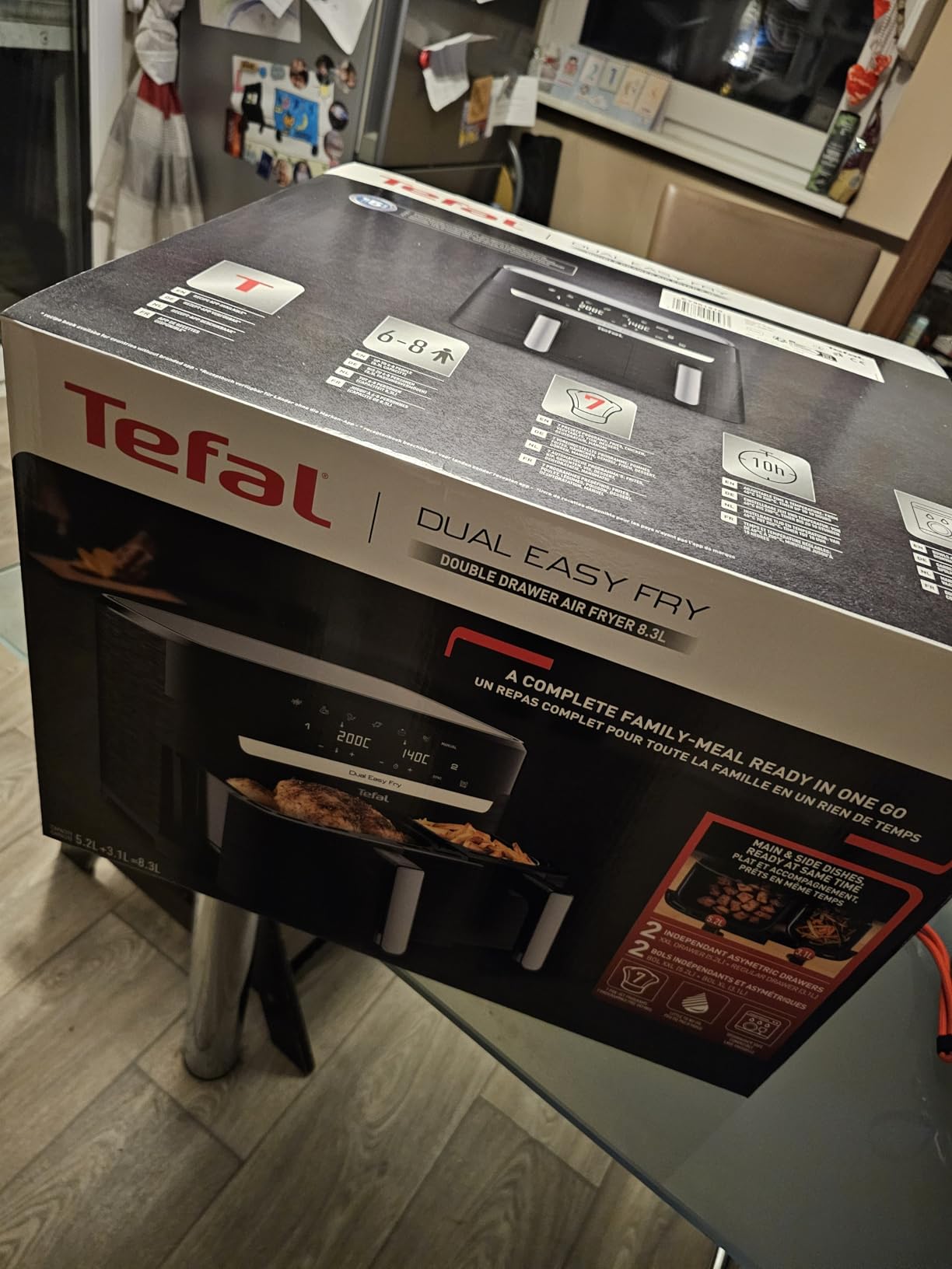  Tefal dual easy fry ey9018