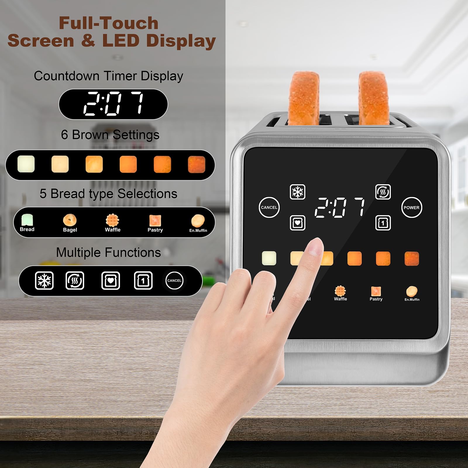  Nutricook digital toaster ts201