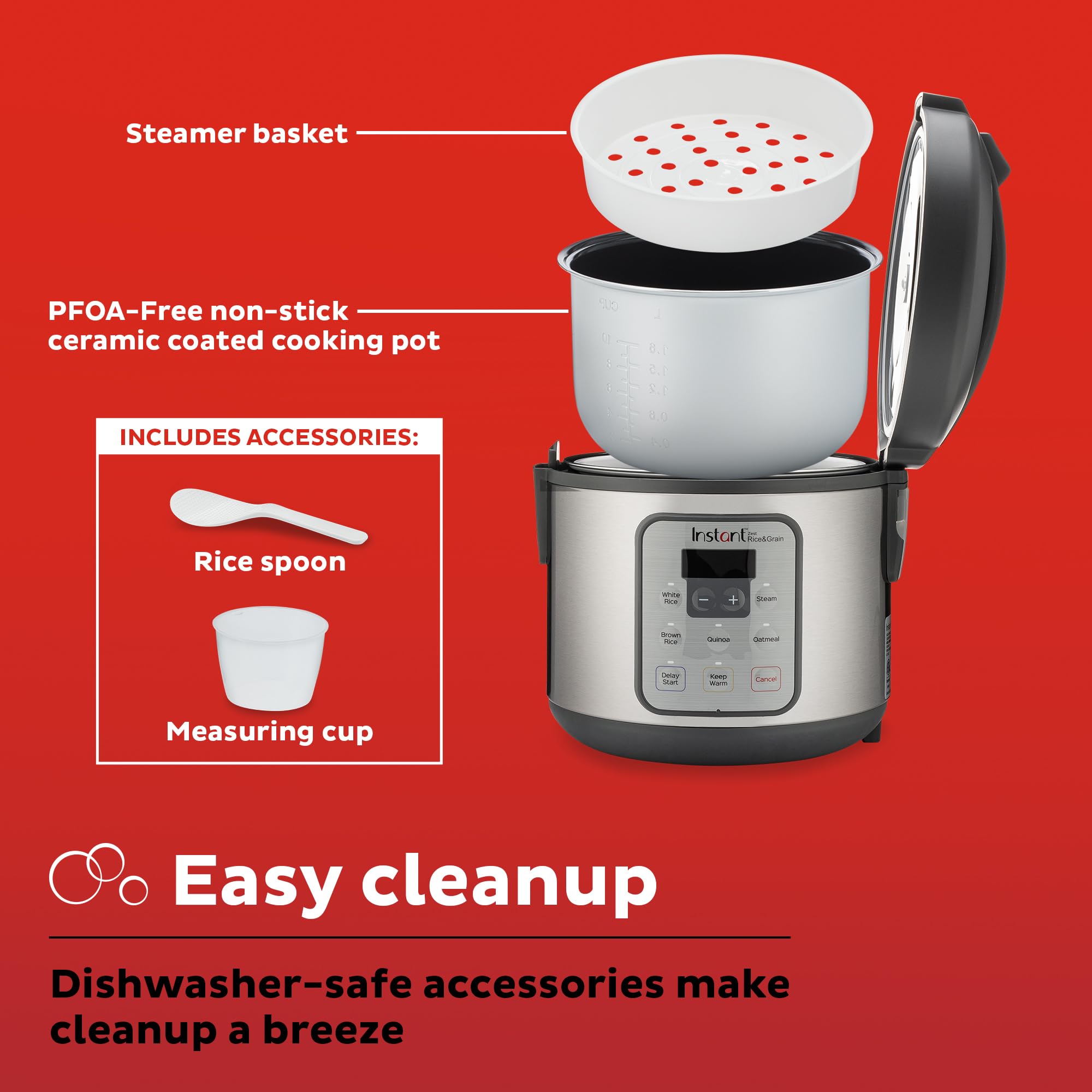 Instant pot zest rice cooker