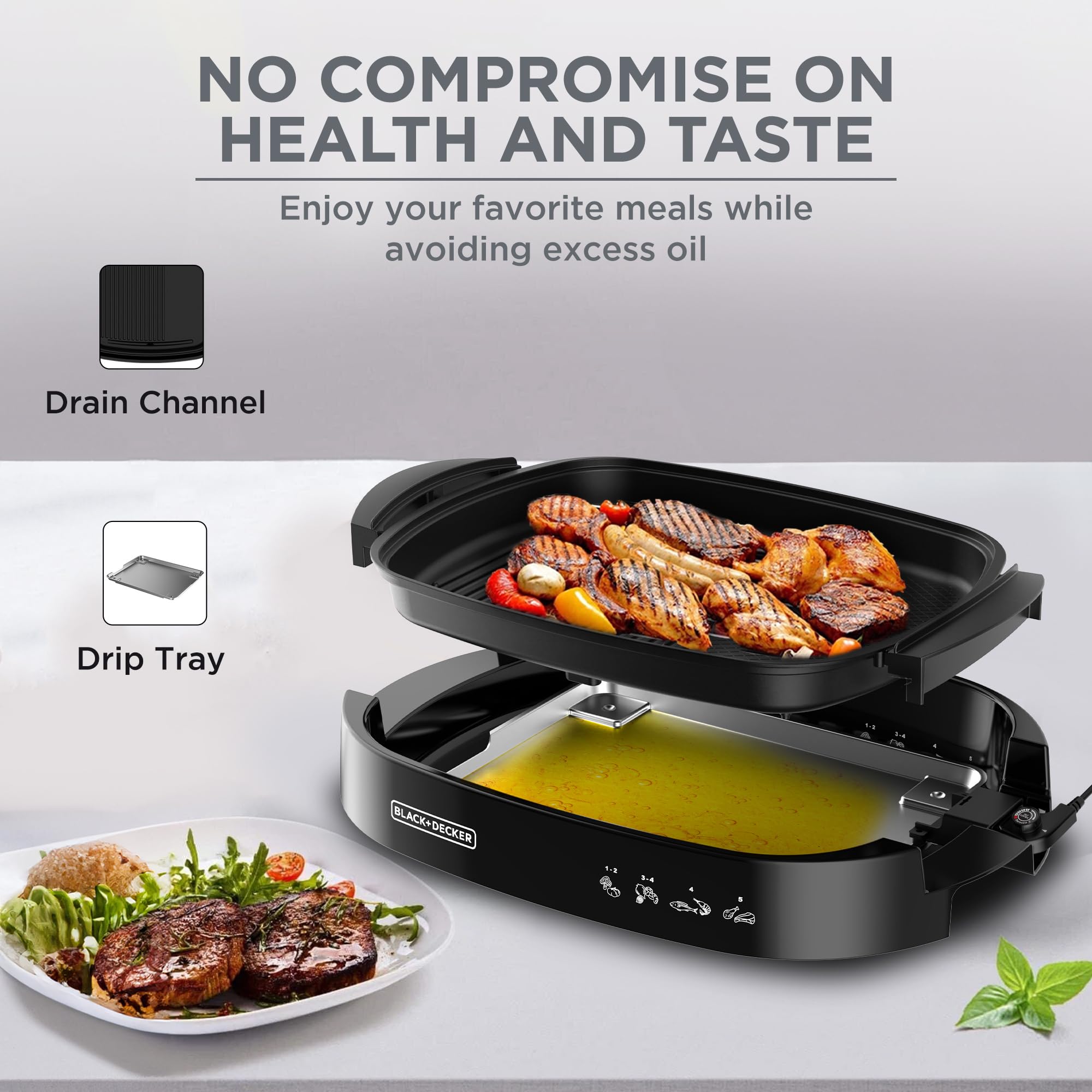  Black+decker gh1500 flat grill