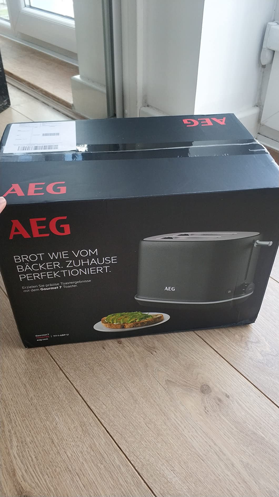  AEG toaster t7-1-6bp gourmet