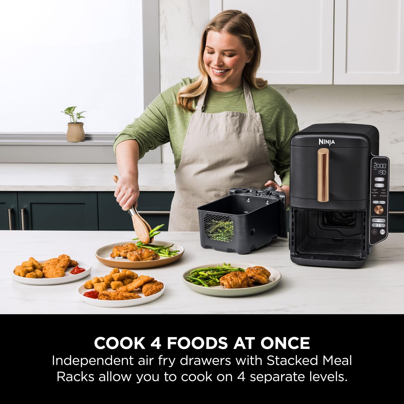  Ninja double stack air fryer sl400uk