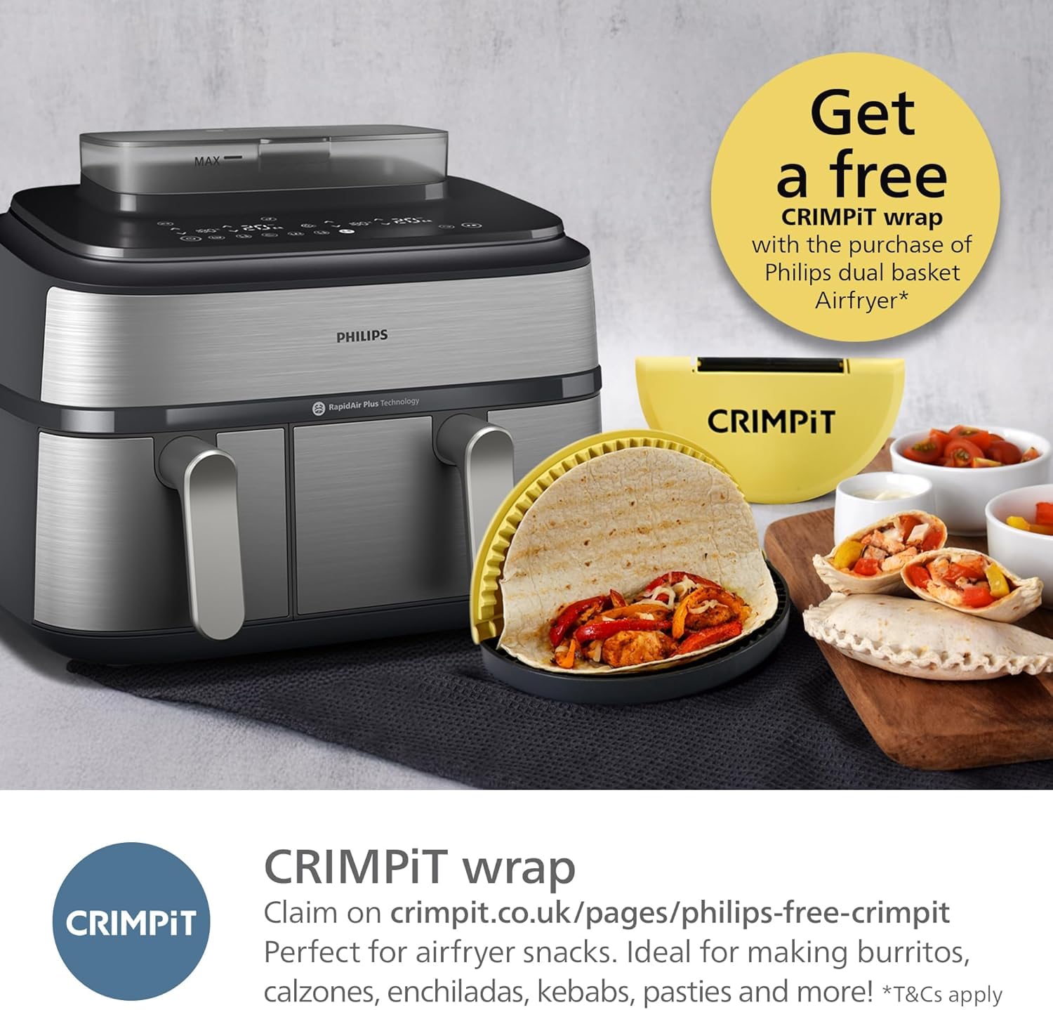  Philips dual air fryer na555