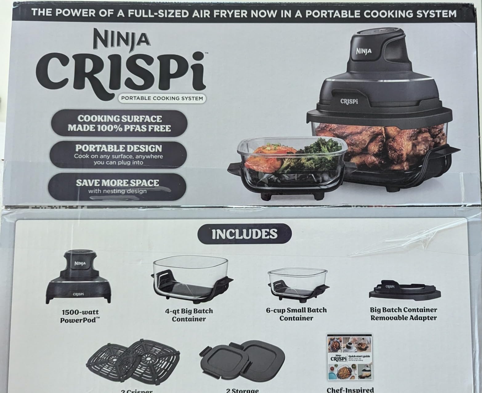  Ninja fn101 glass air fryer