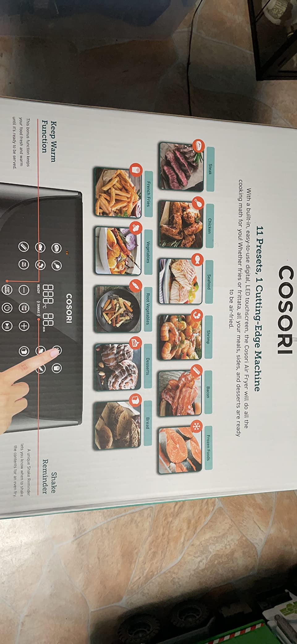  Cosori cs185 air fryer