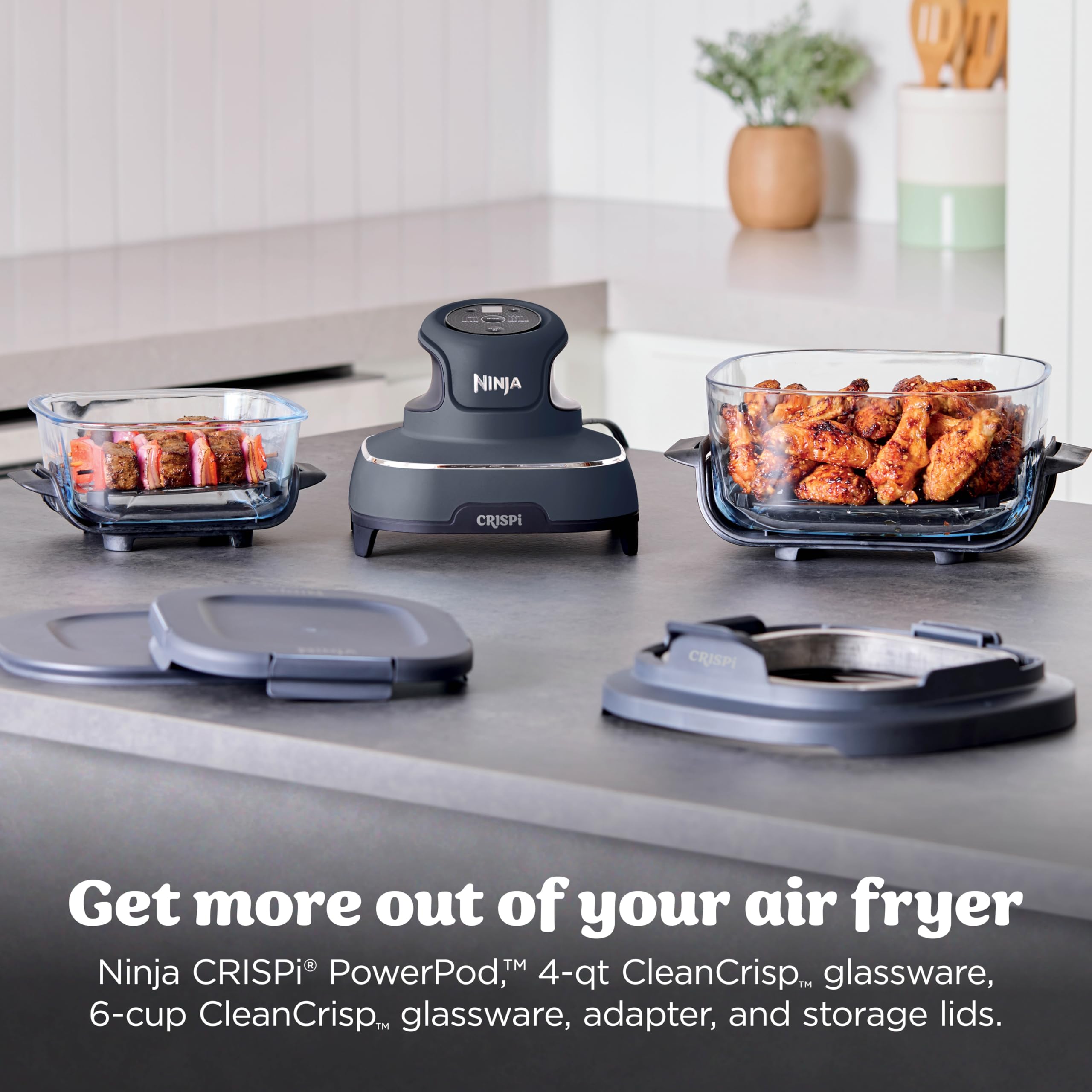  Ninja glass air fryer fn101