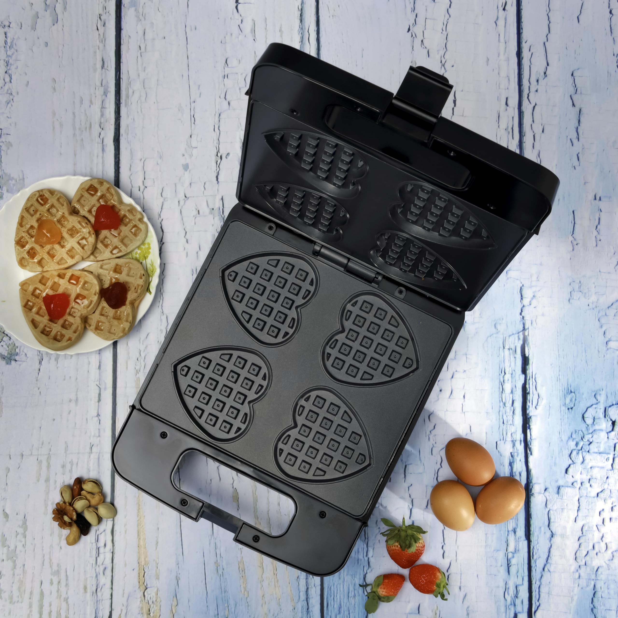  Geepas heart waffle maker gwm36543