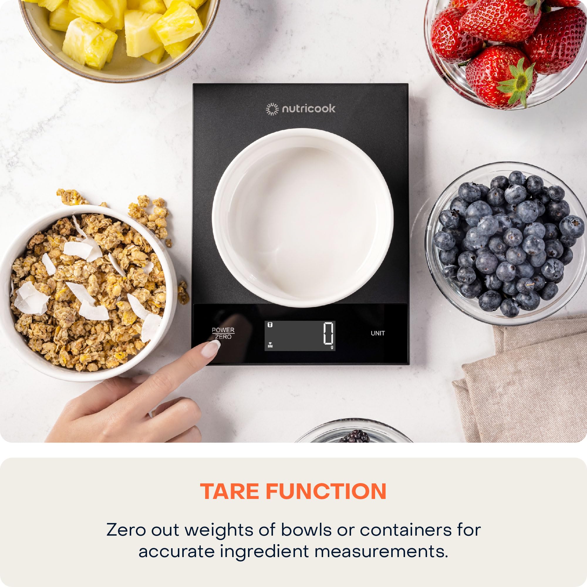  Nutricook digital scale kitchen ks205pk