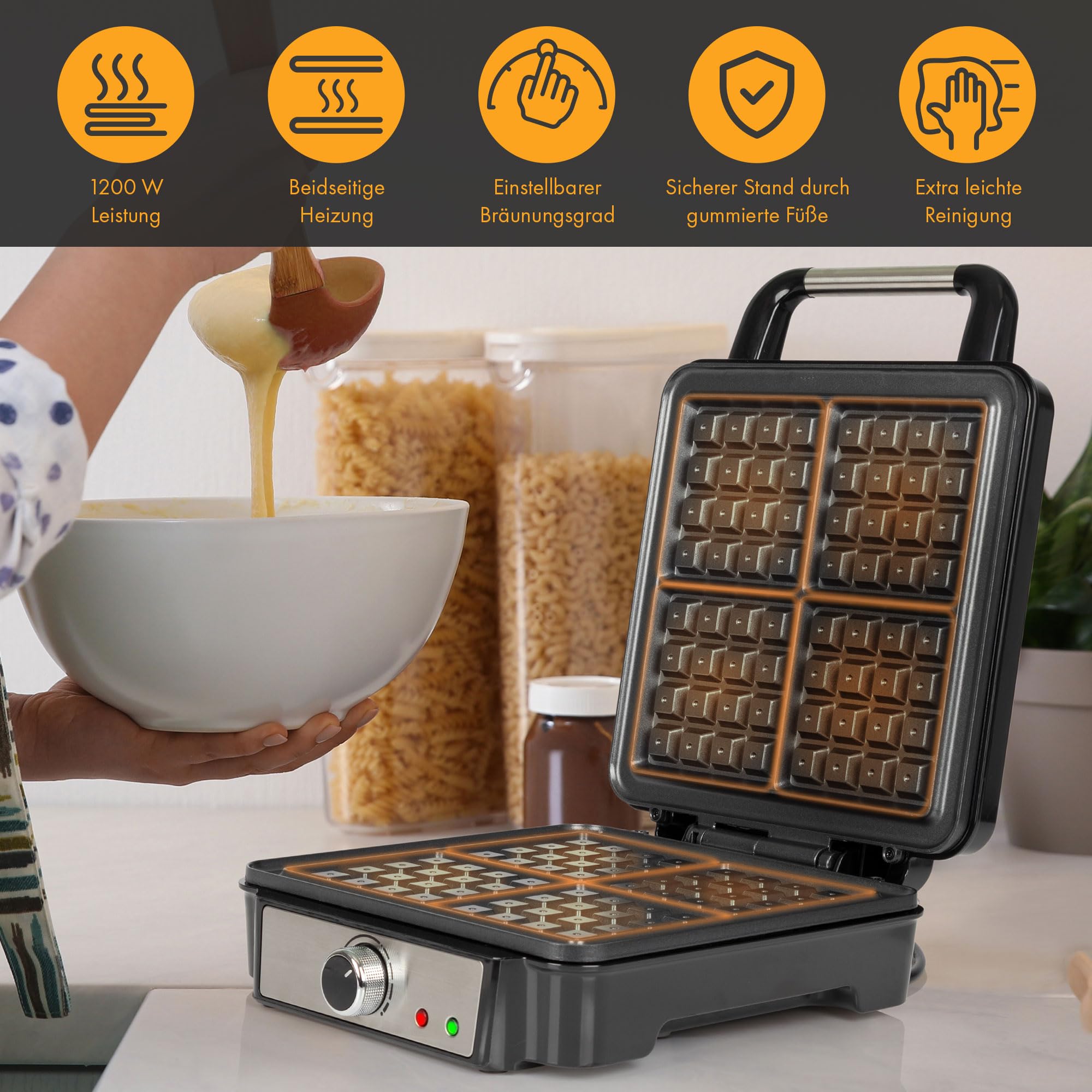  Proficook 1241 waffle maker