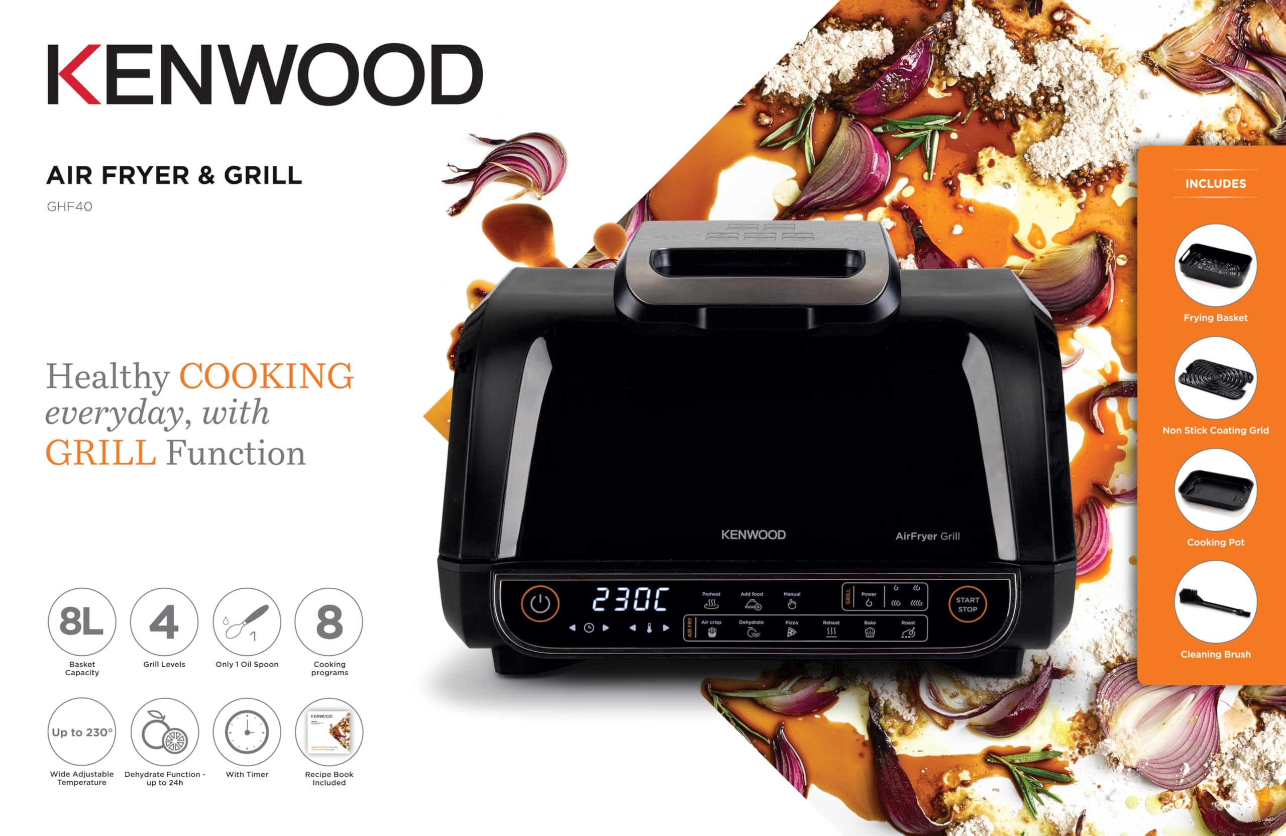  Kenwood grill air fryer ghf40