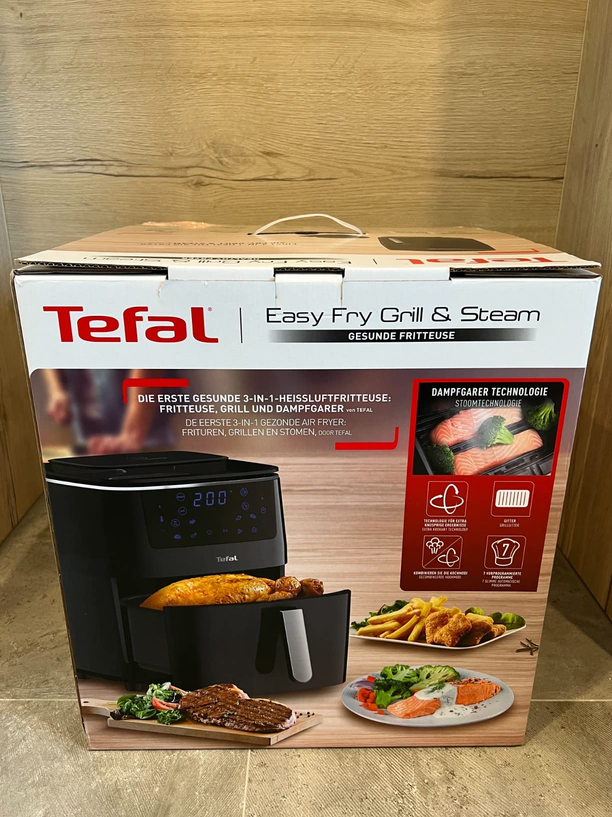  Tefal air fry grill fw2018