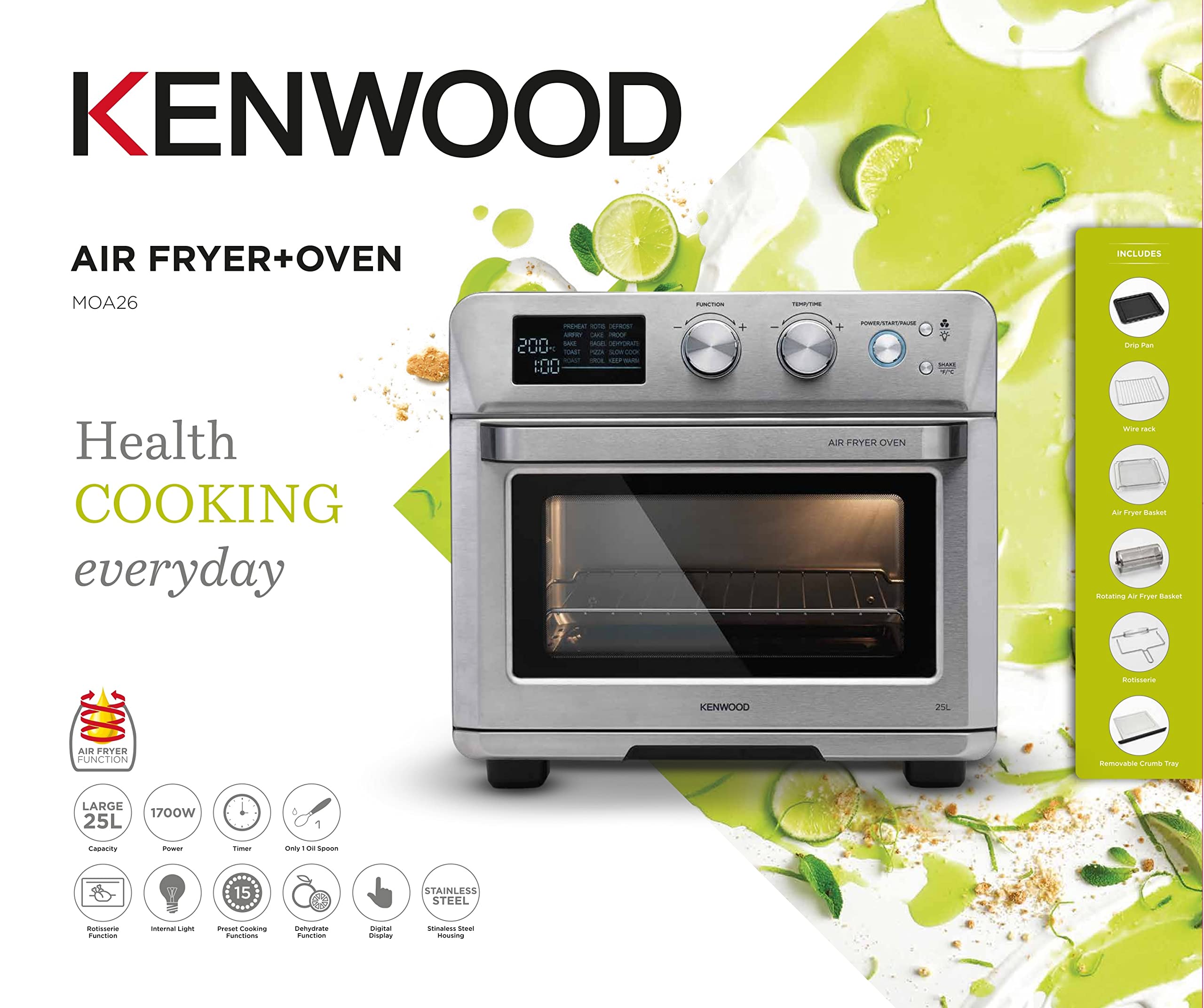  Kenwood moa26 oven toaster