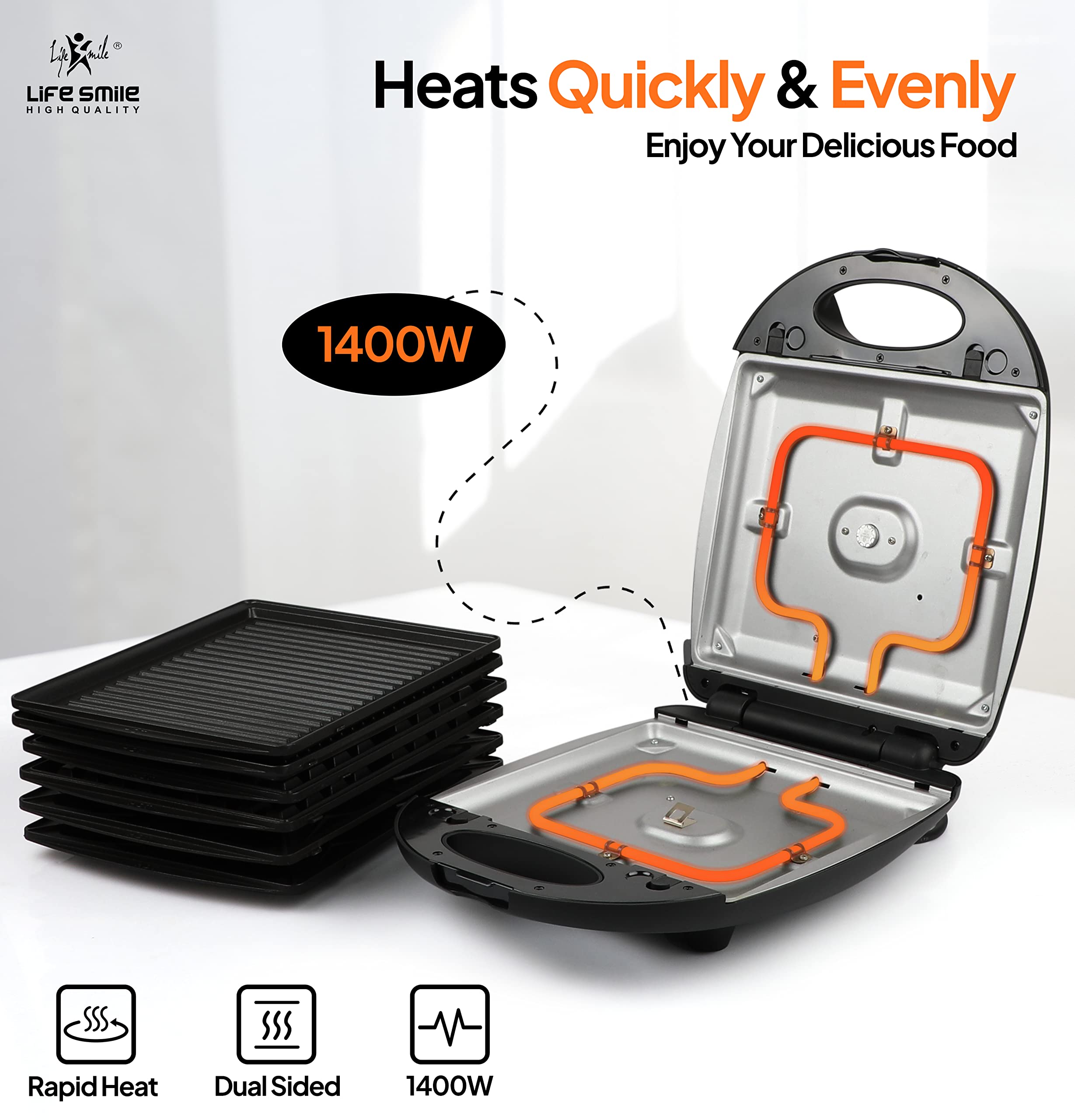  Life smile b231 sandwich maker