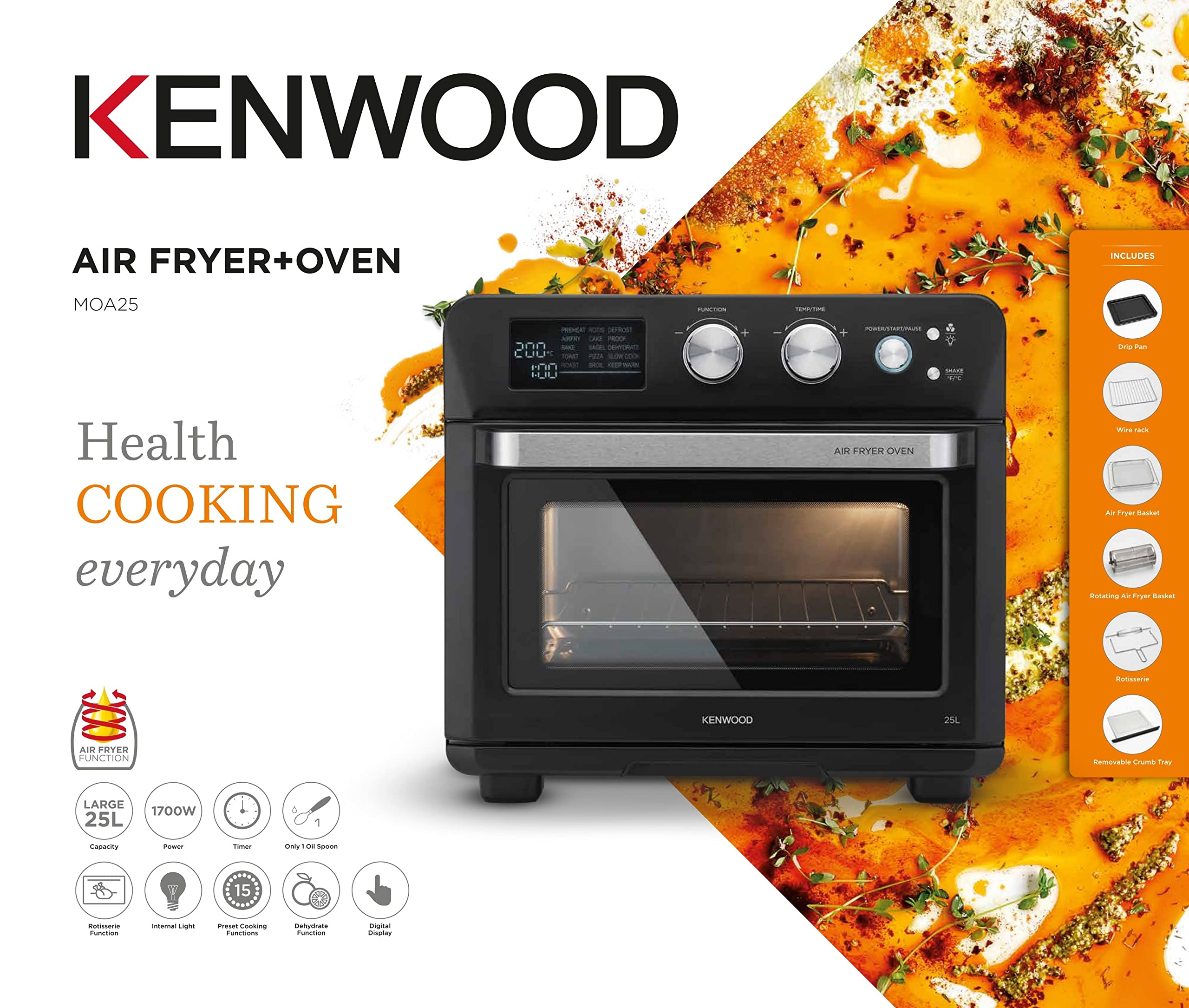  Kenwood air fry oven moa25