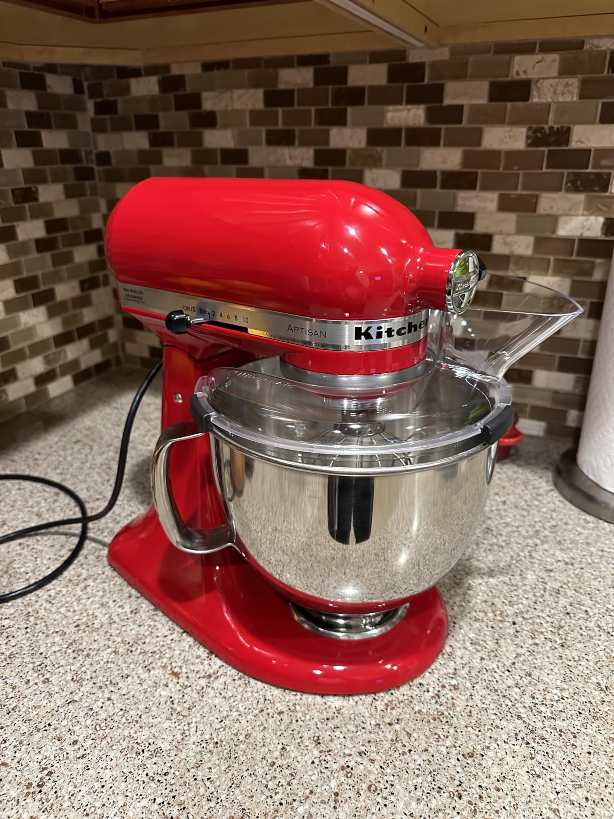  Kitchen aid artisan 5ksm175pseca stand mixer