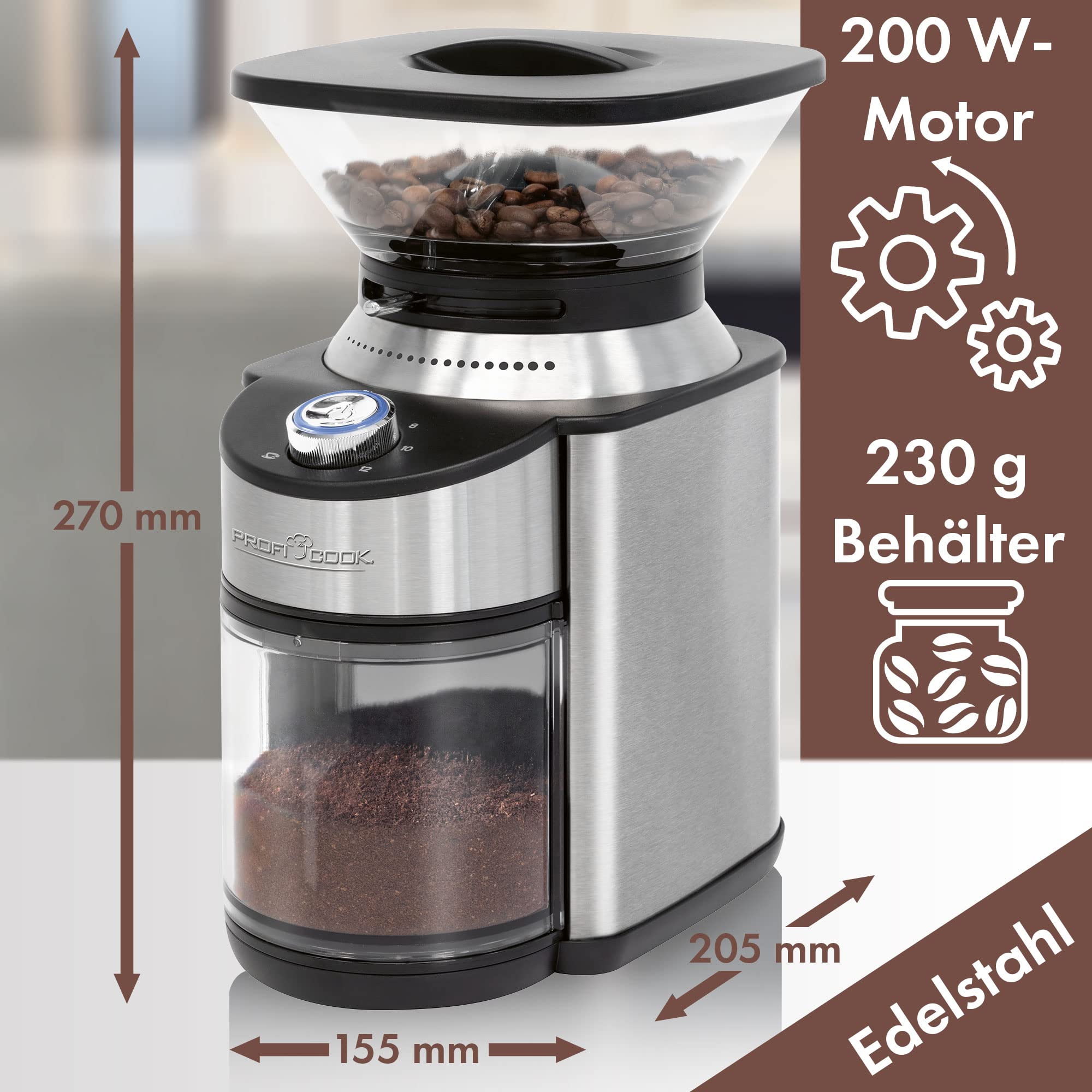  Proficook coffee grinder 1205