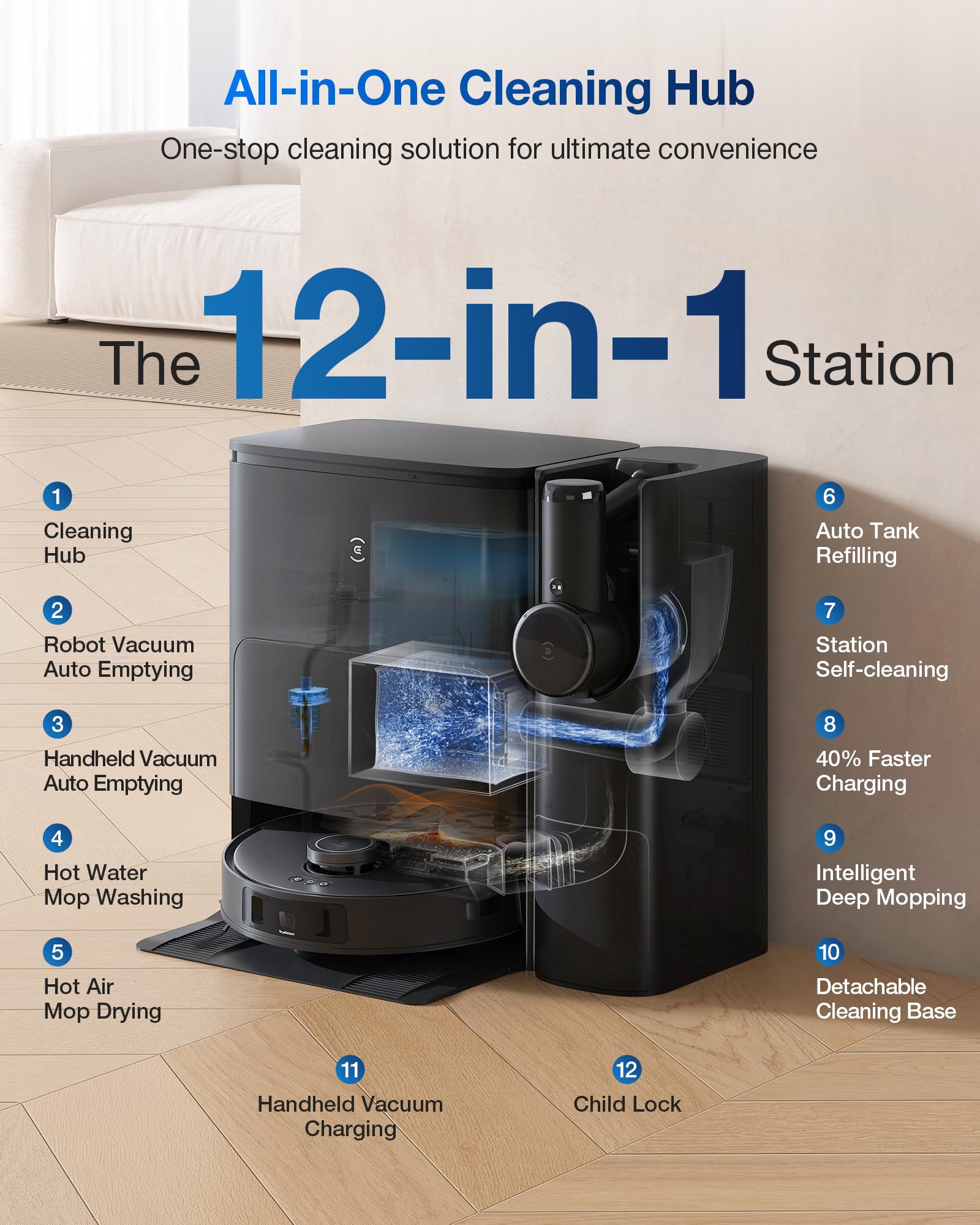  Ecovacs deebot T30s combo