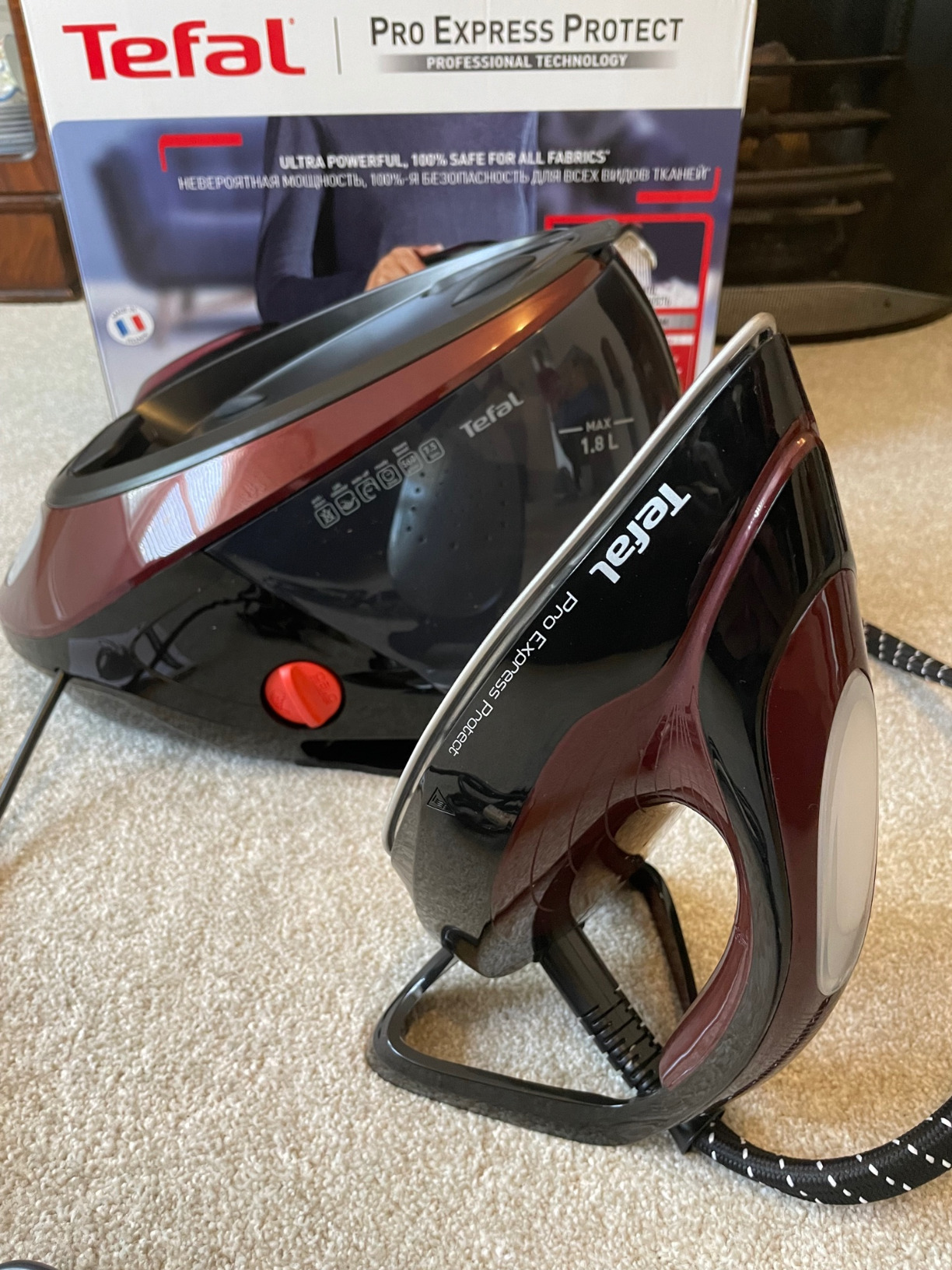  Tefal gv9230 steam iron express