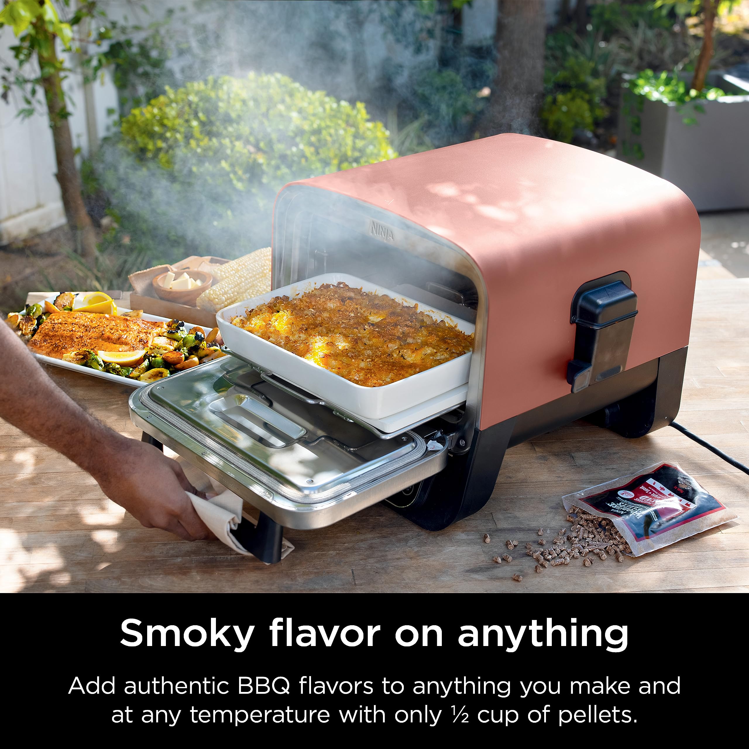  Ninja woodfire outdoor pizza oven oo102