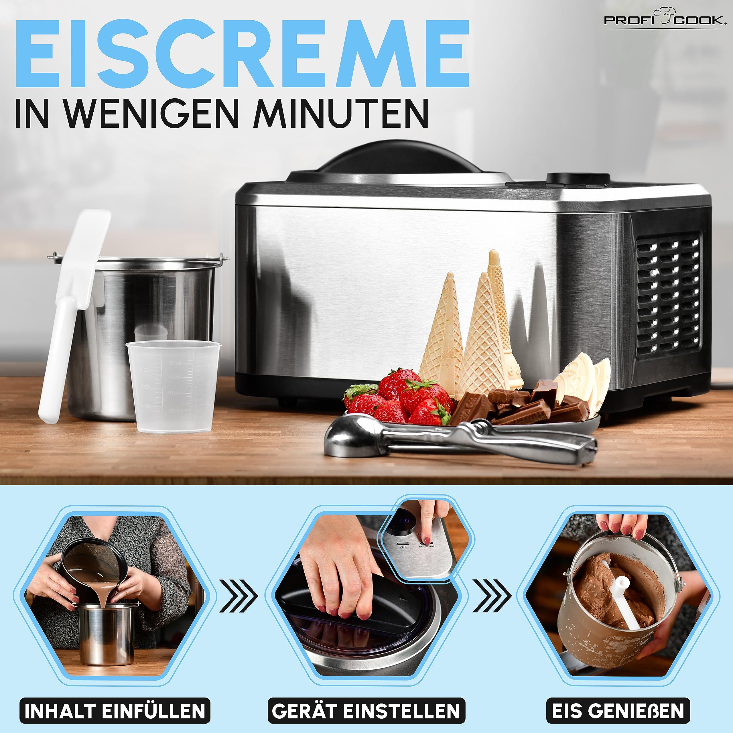  Proficook ice cream maker 1268