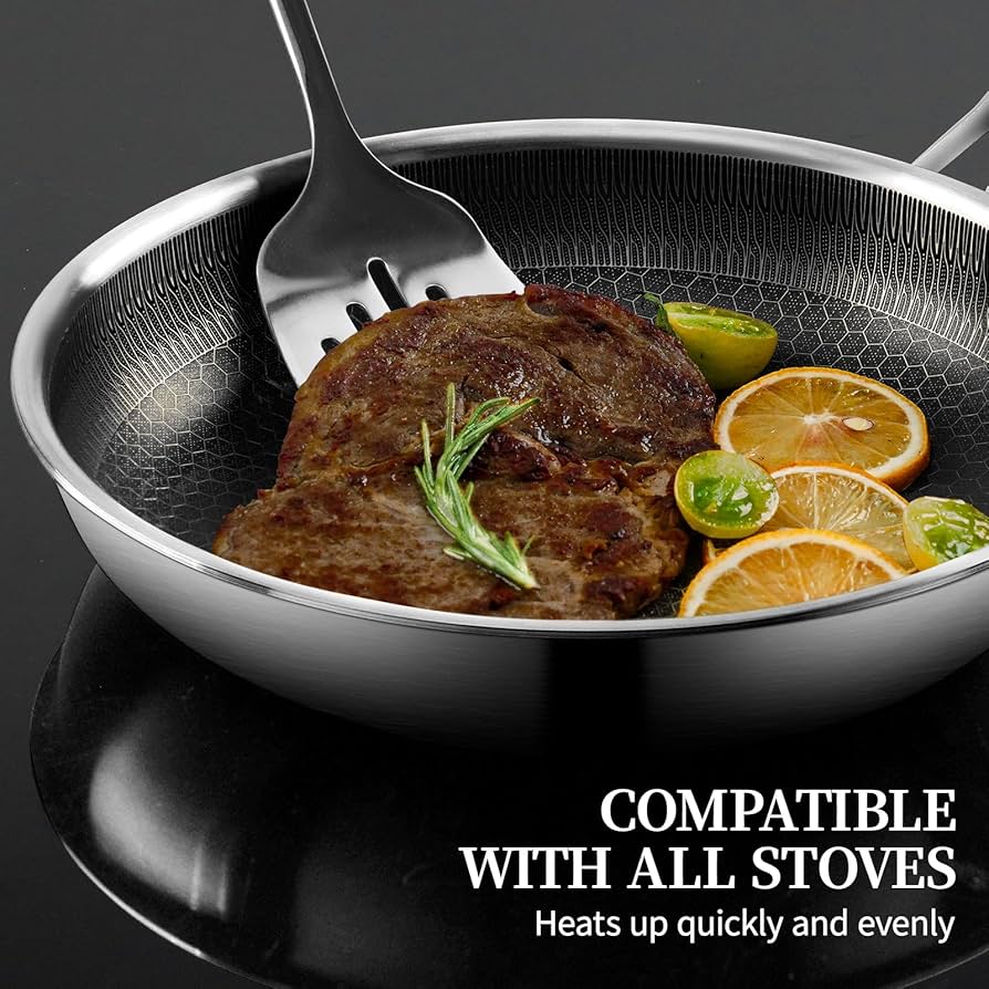  Hermosa cocina cookware steel non stick 10pcs