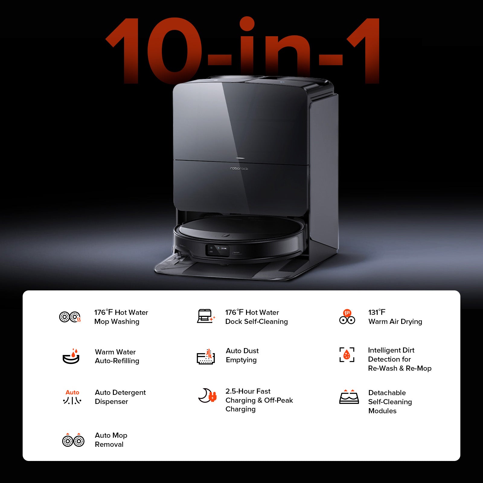  Roborock robot vacuum Saros 10r