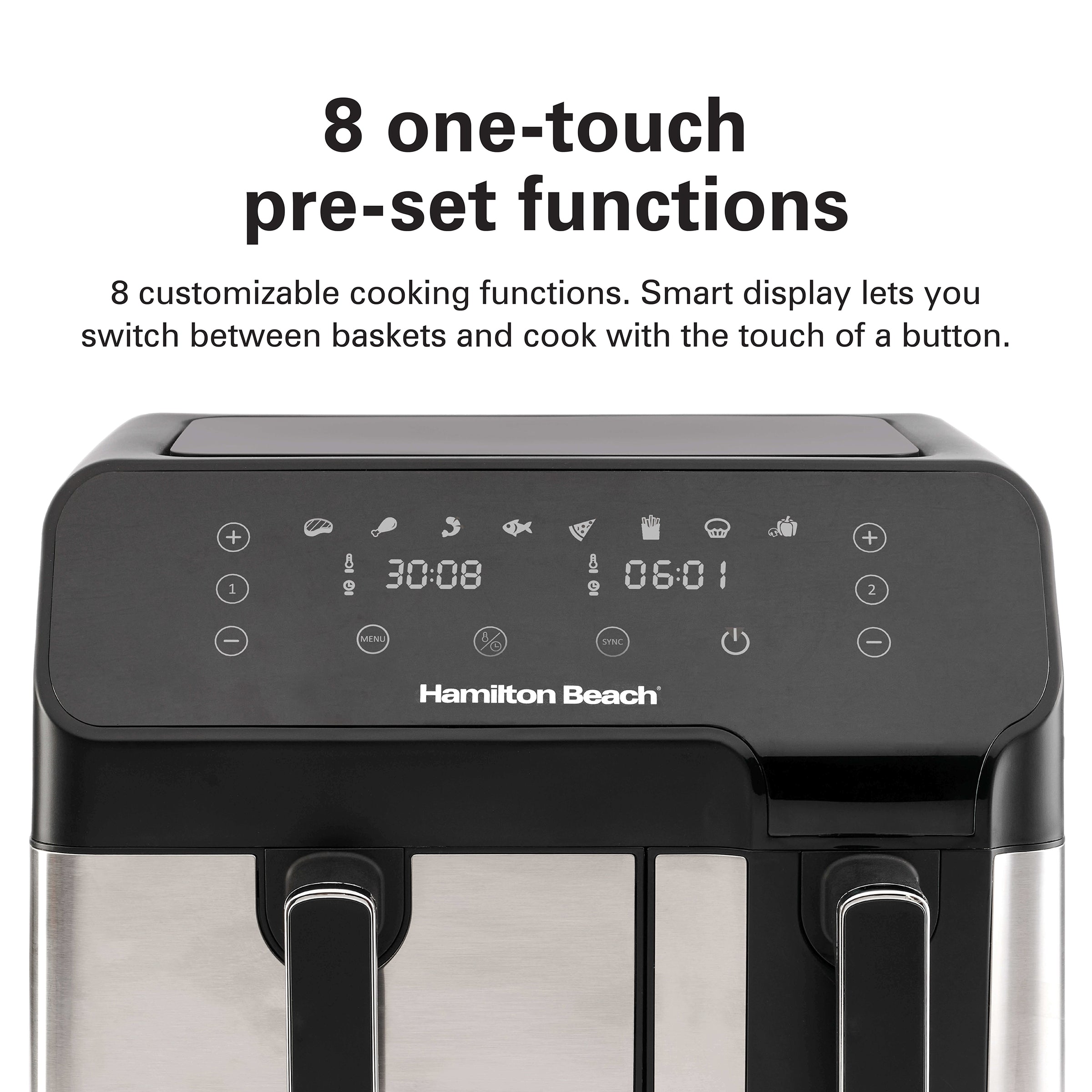  Hamilton beach dual air fryer 5232