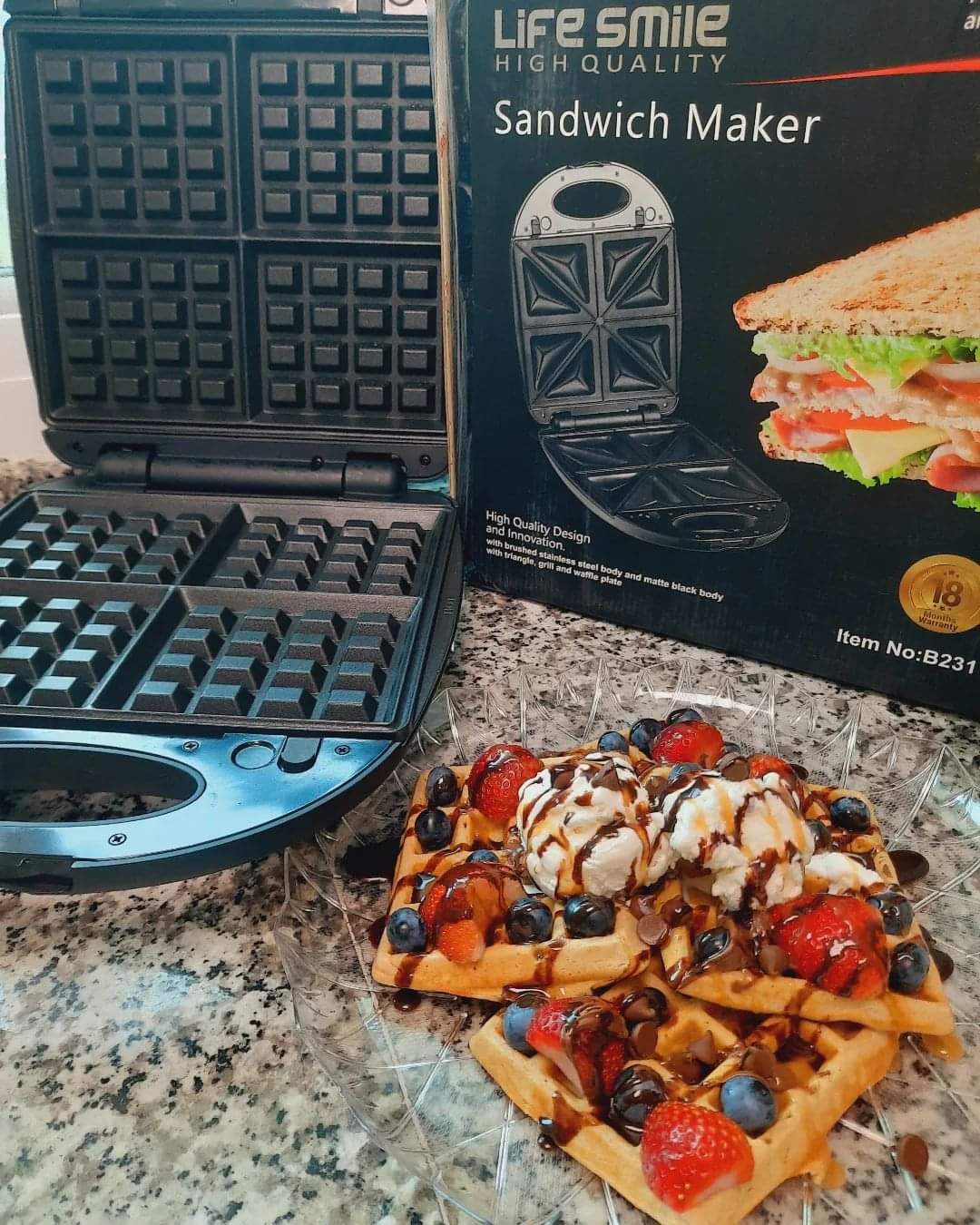  Life smile b231 sandwich maker